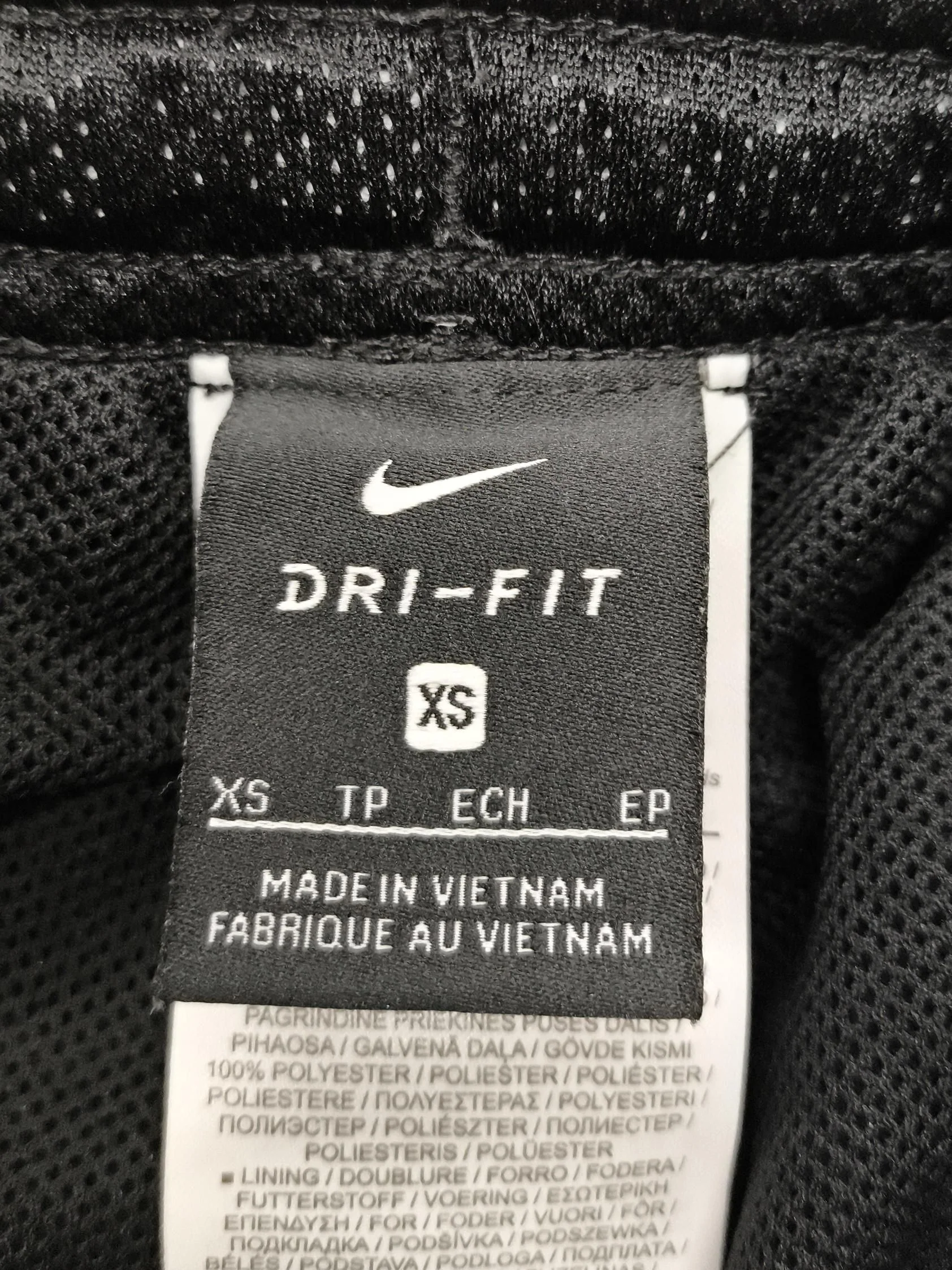 Nike Men's Sports Bottoms XS Black 100% Polyester Sweatpants - Image 5