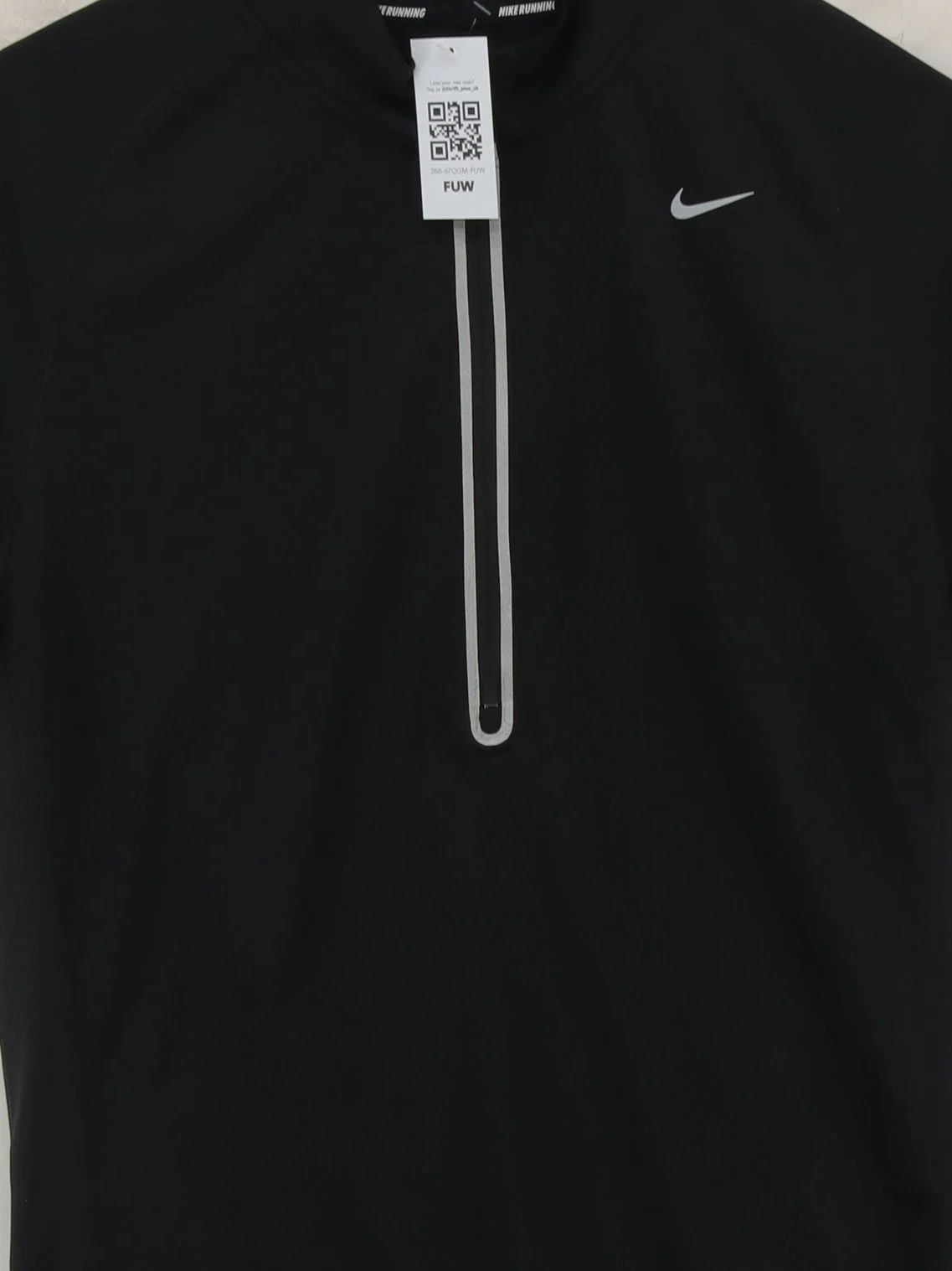 Nike Men's T-Shirt L Black 100% Polyester Crew Neck Basic - Image 3