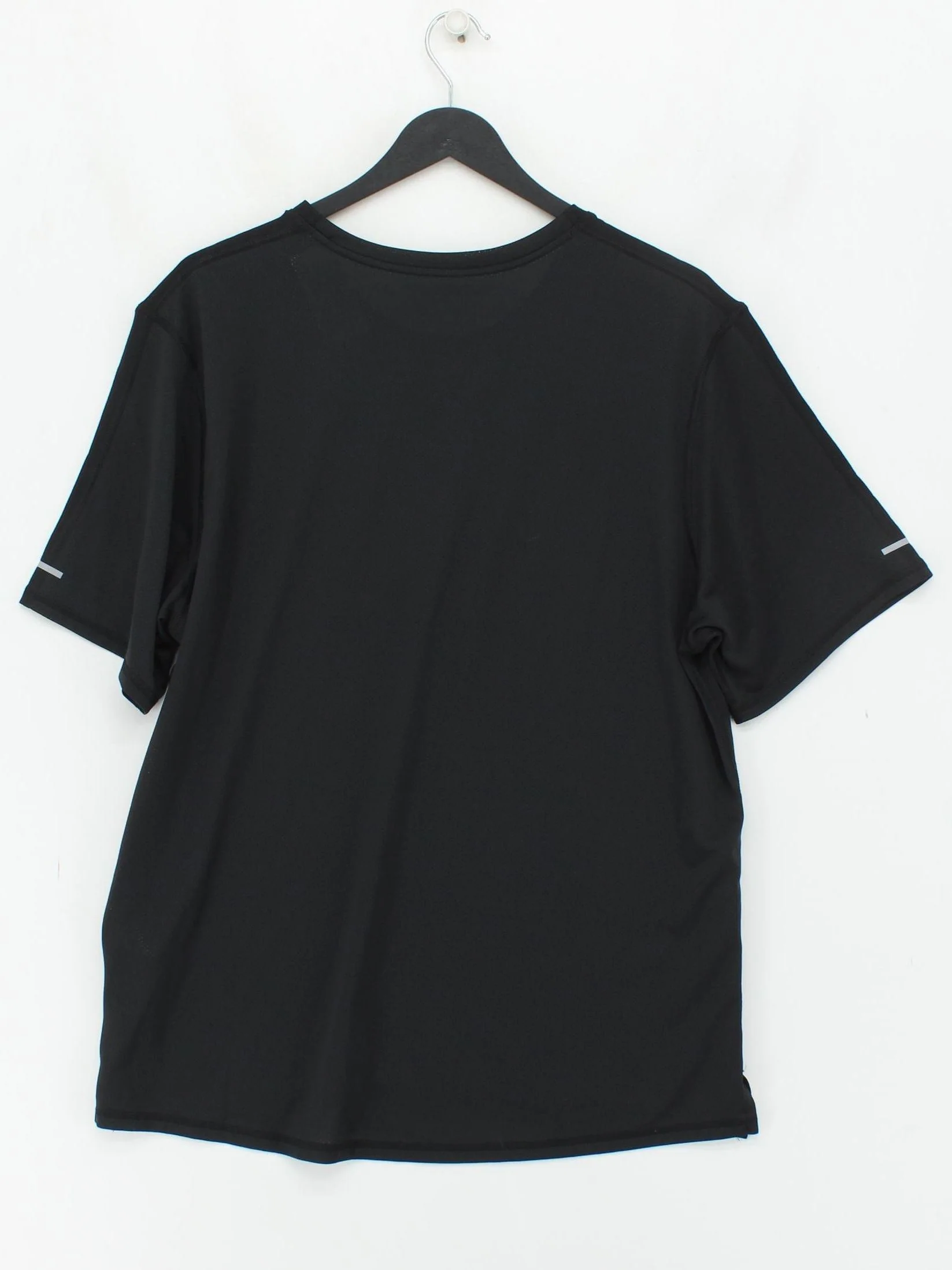 Nike Men's T-Shirt L Black Graphic 100% Polyester Round Neck Basic - Image 2