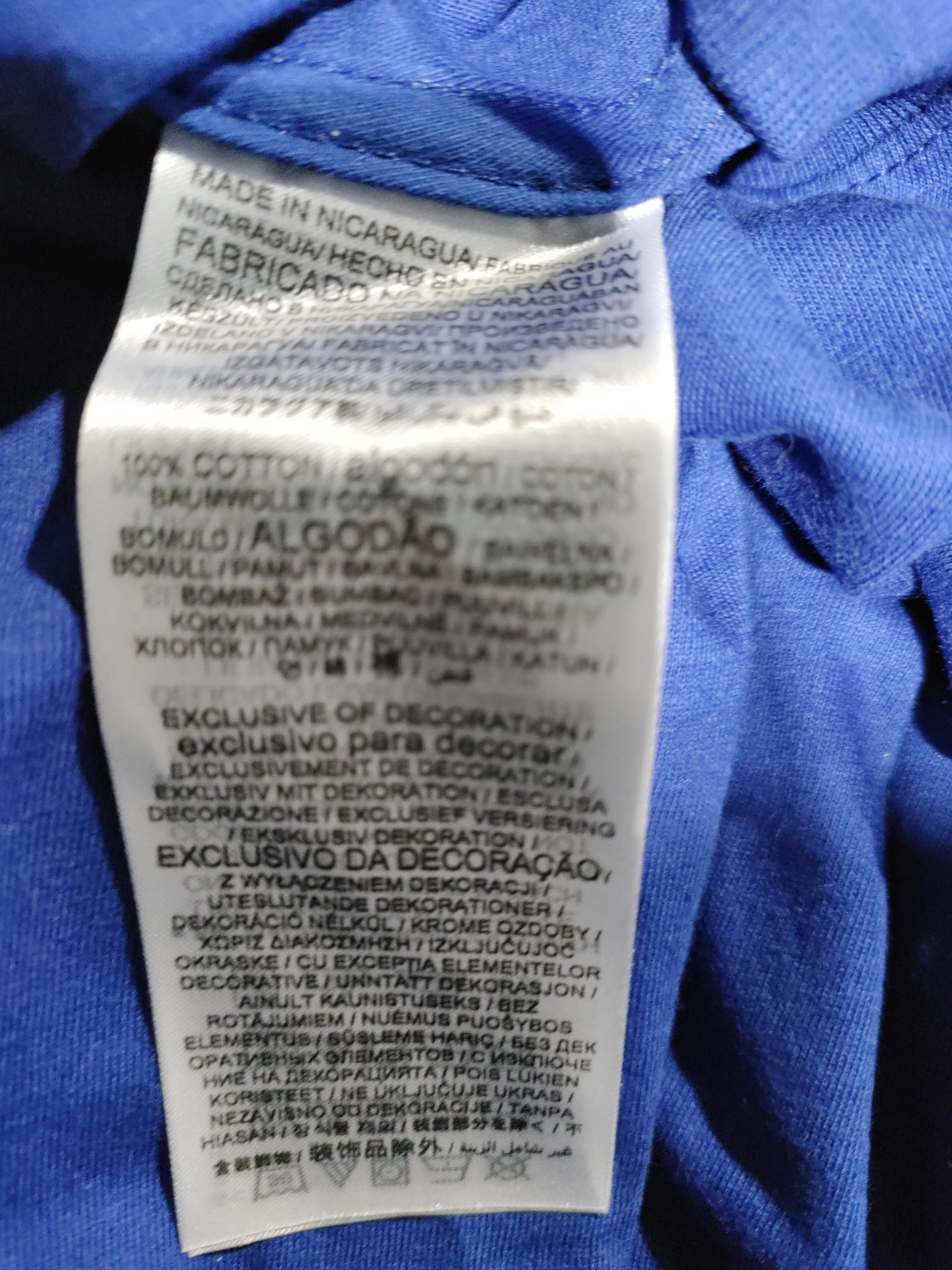 Nike Men's T-Shirt L Blue 100% Cotton Basic - Image 6