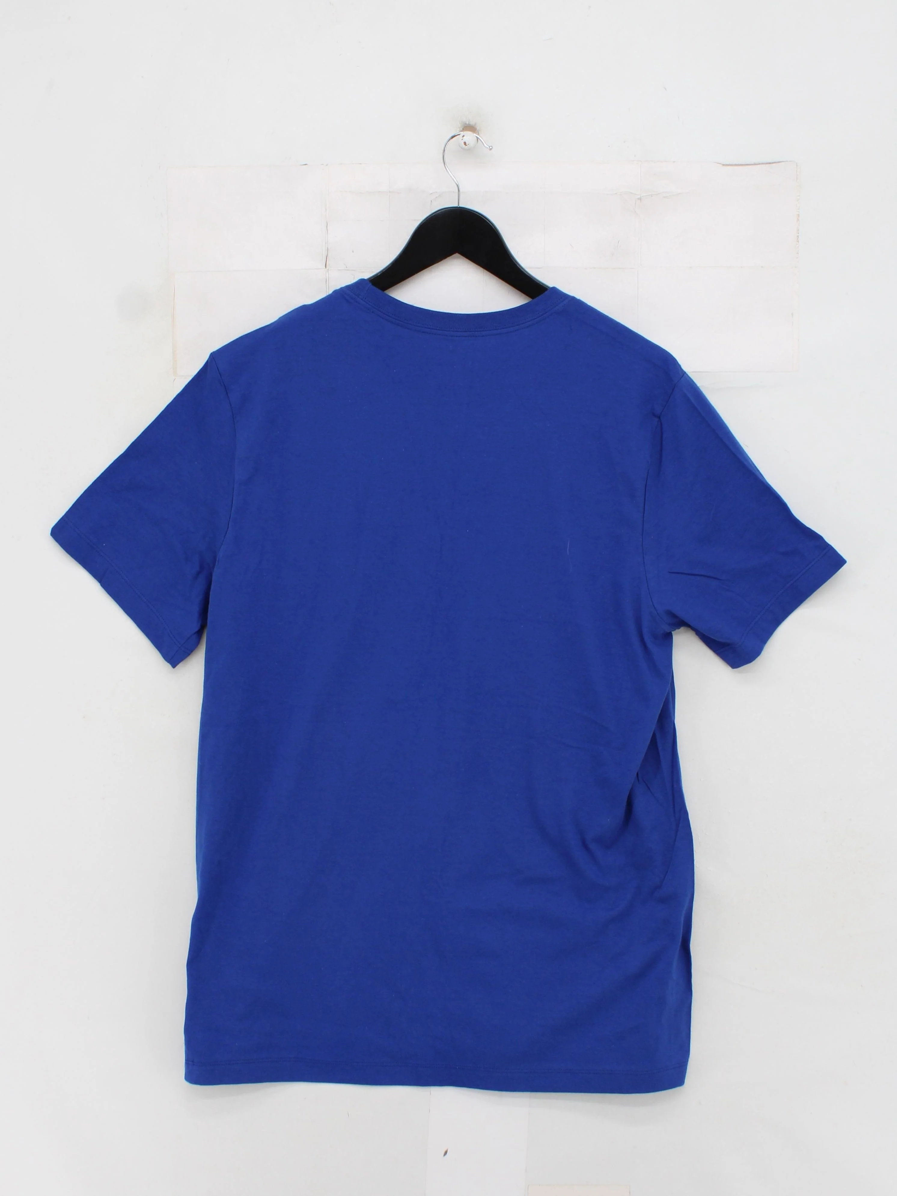 Nike Men's T-Shirt L Blue 100% Cotton Basic - Image 2