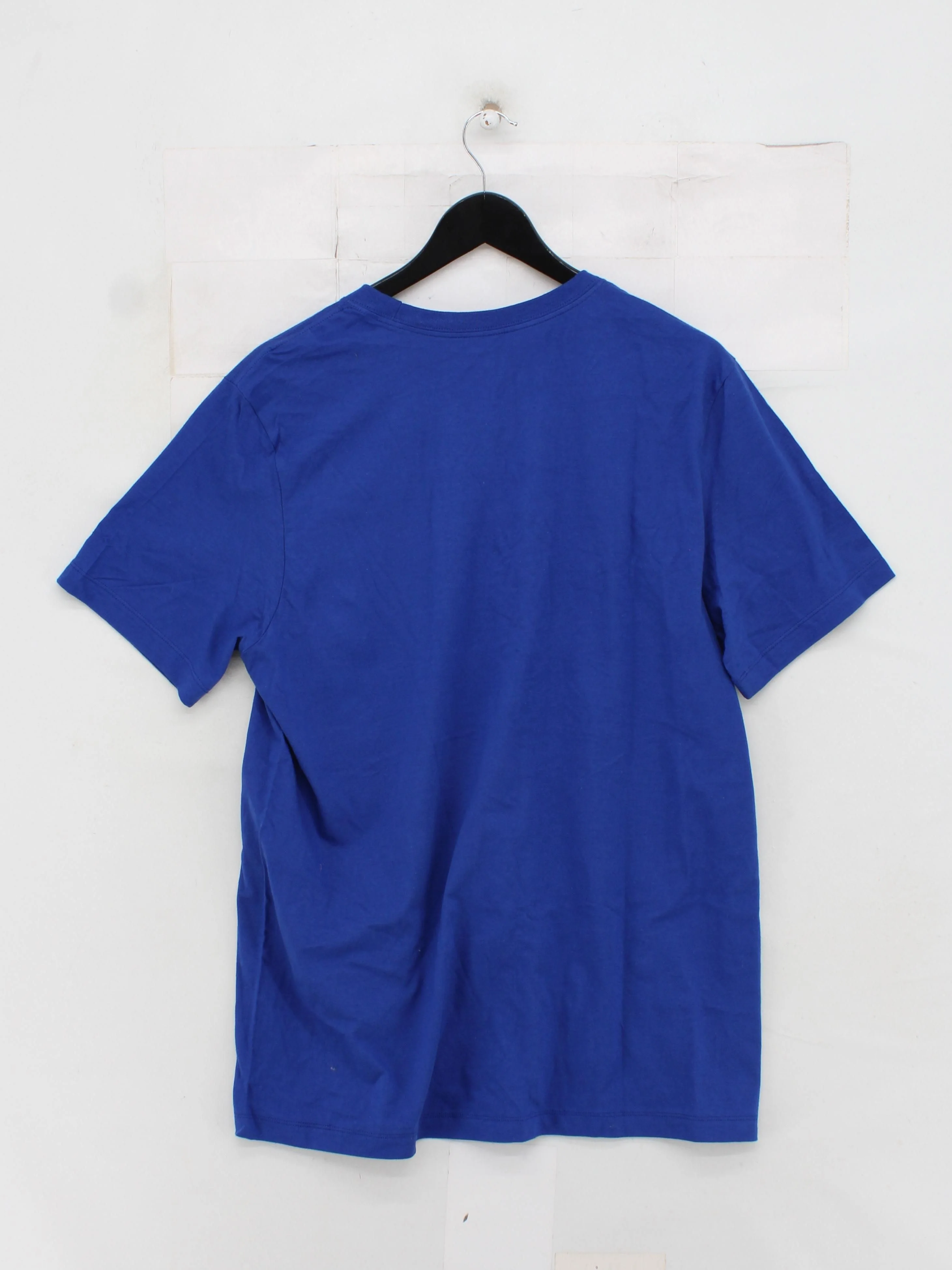 Nike Men's T-Shirt L Blue 100% Cotton Basic - Image 2