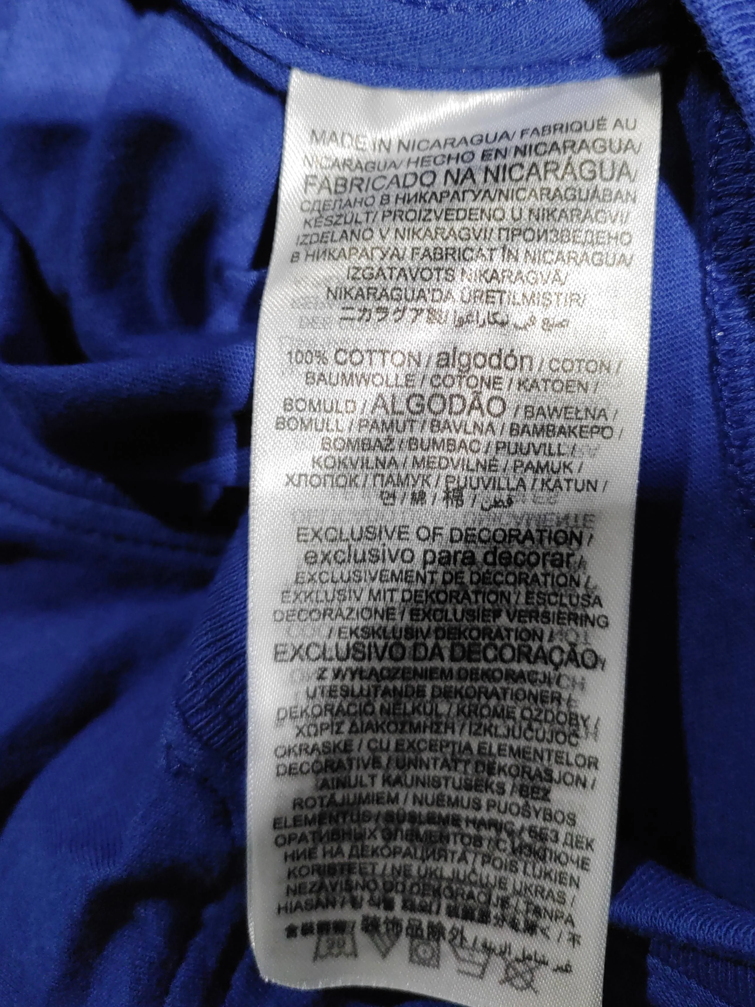 Nike Men's T-Shirt L Blue 100% Cotton Basic - Image 6