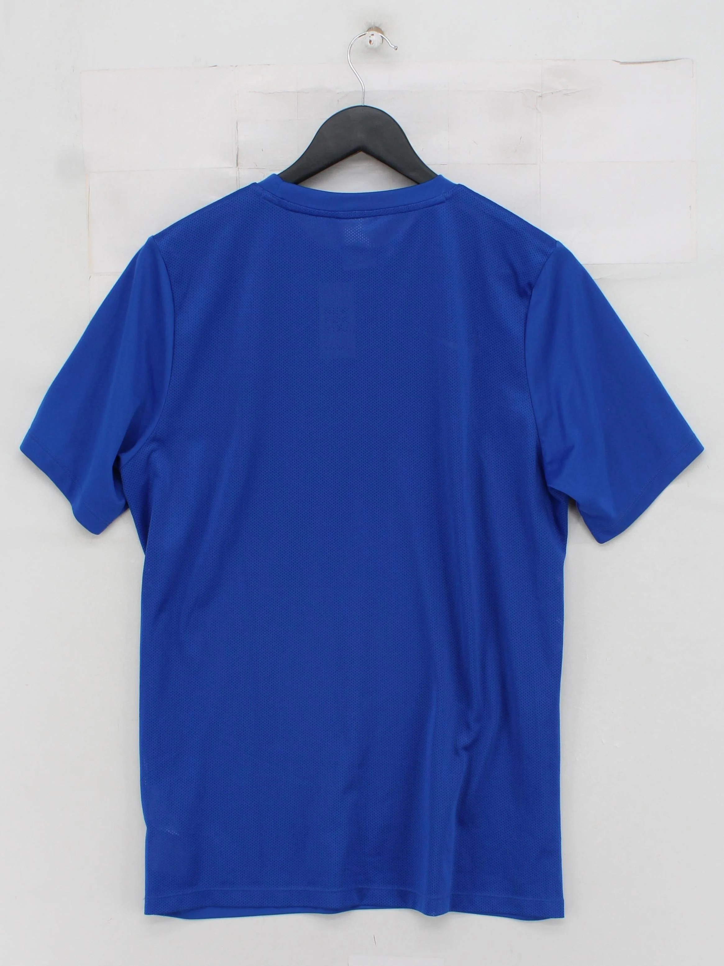 Nike Men's T-Shirt L Blue 100% Polyester Round Neck Basic - Image 2
