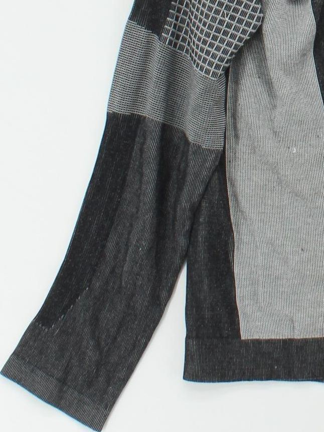 Nike Men's T-Shirt L Grey Geometric Polyester with Cotton, Lyocell Modal Basic - Image 4