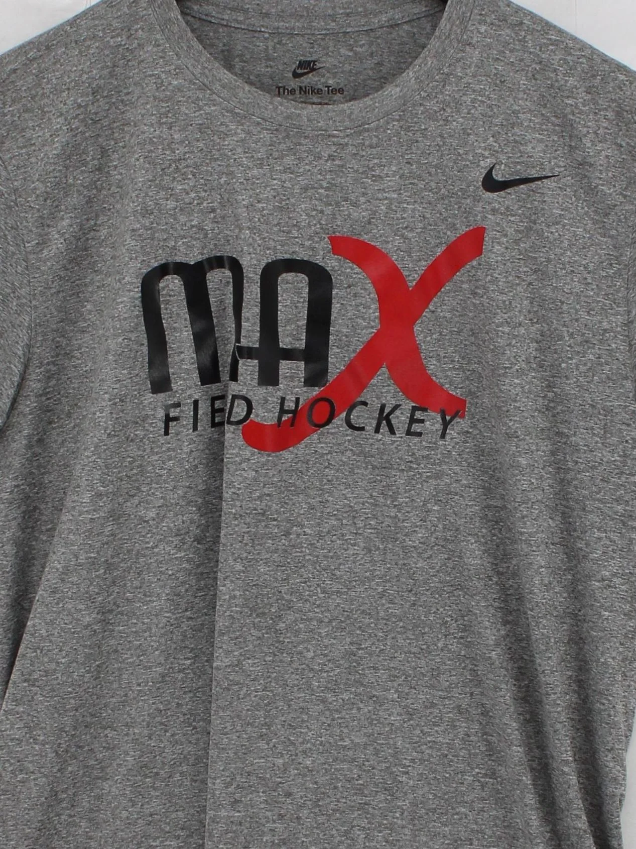 Nike Men's T-Shirt L Grey Graphic 100% Polyester Basic - Image 3
