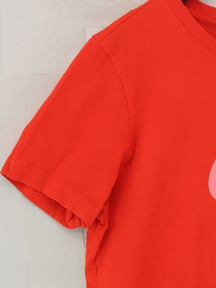 Nike Men's T-Shirt L Red Graphic 100% Cotton Basic - Image 4
