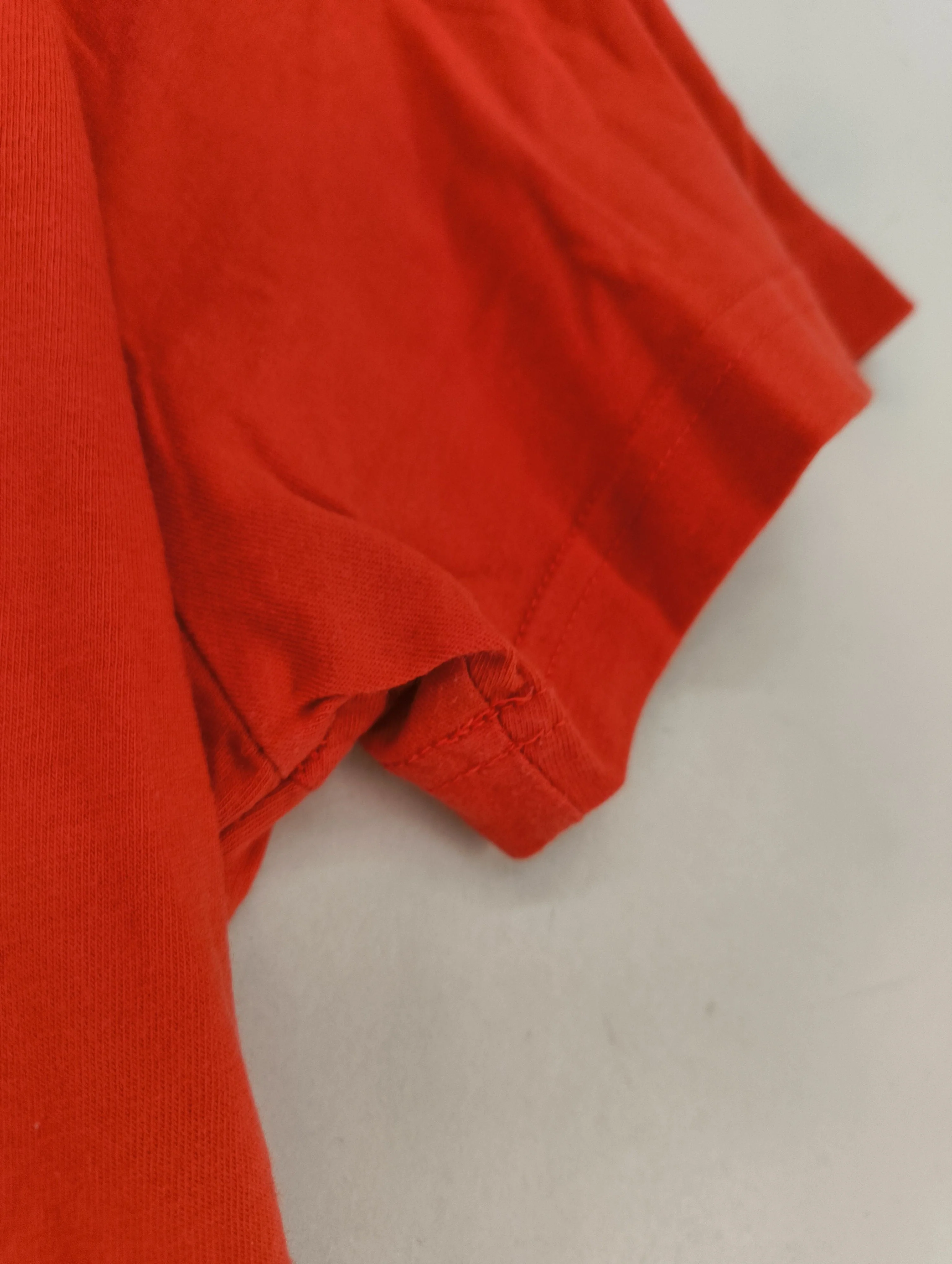 Nike Men's T-Shirt L Red Graphic 100% Cotton Basic - Image 5
