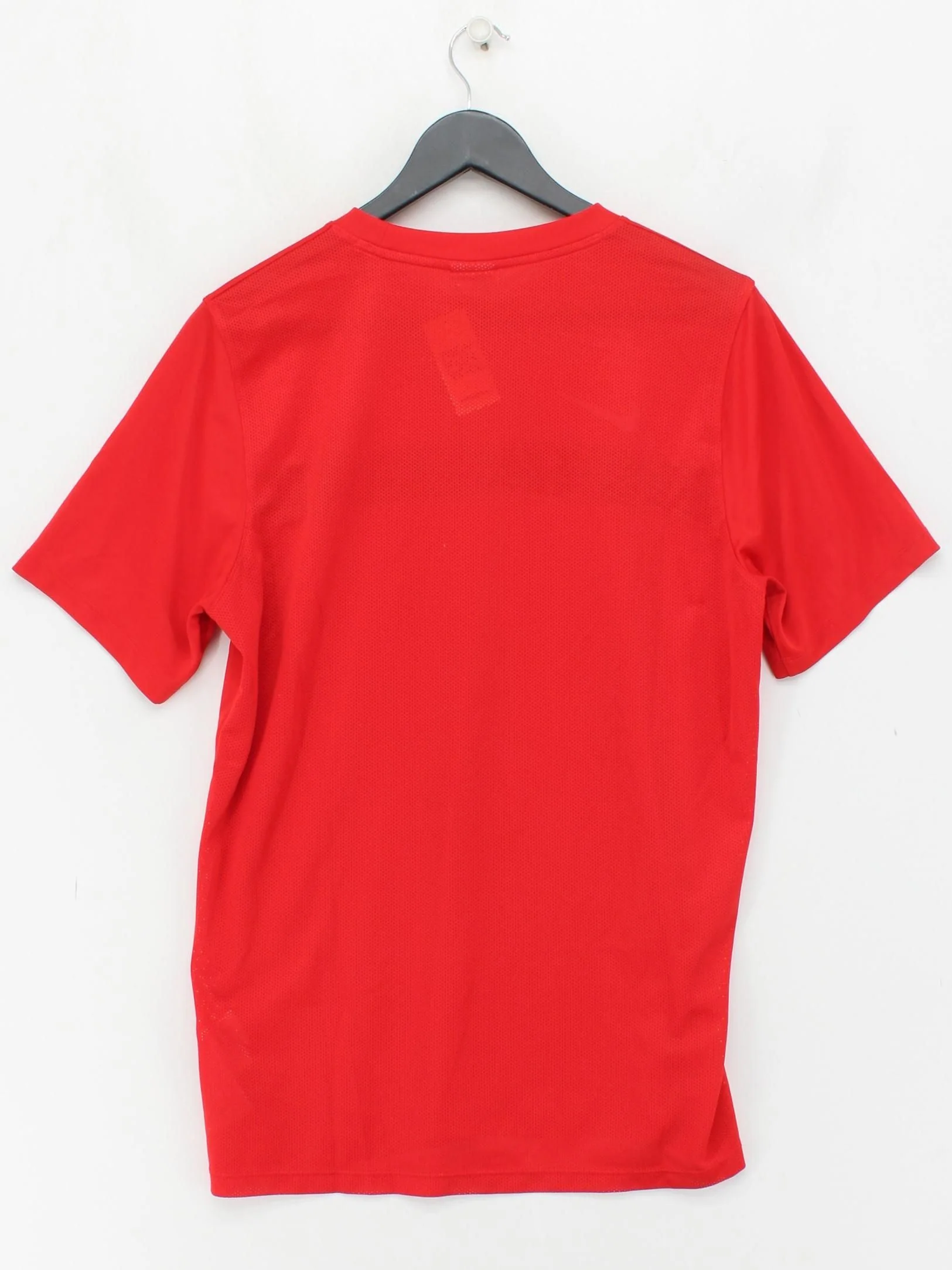 Nike Men's T-Shirt L Red Graphic 100% Polyester Round Neck Basic - Image 2