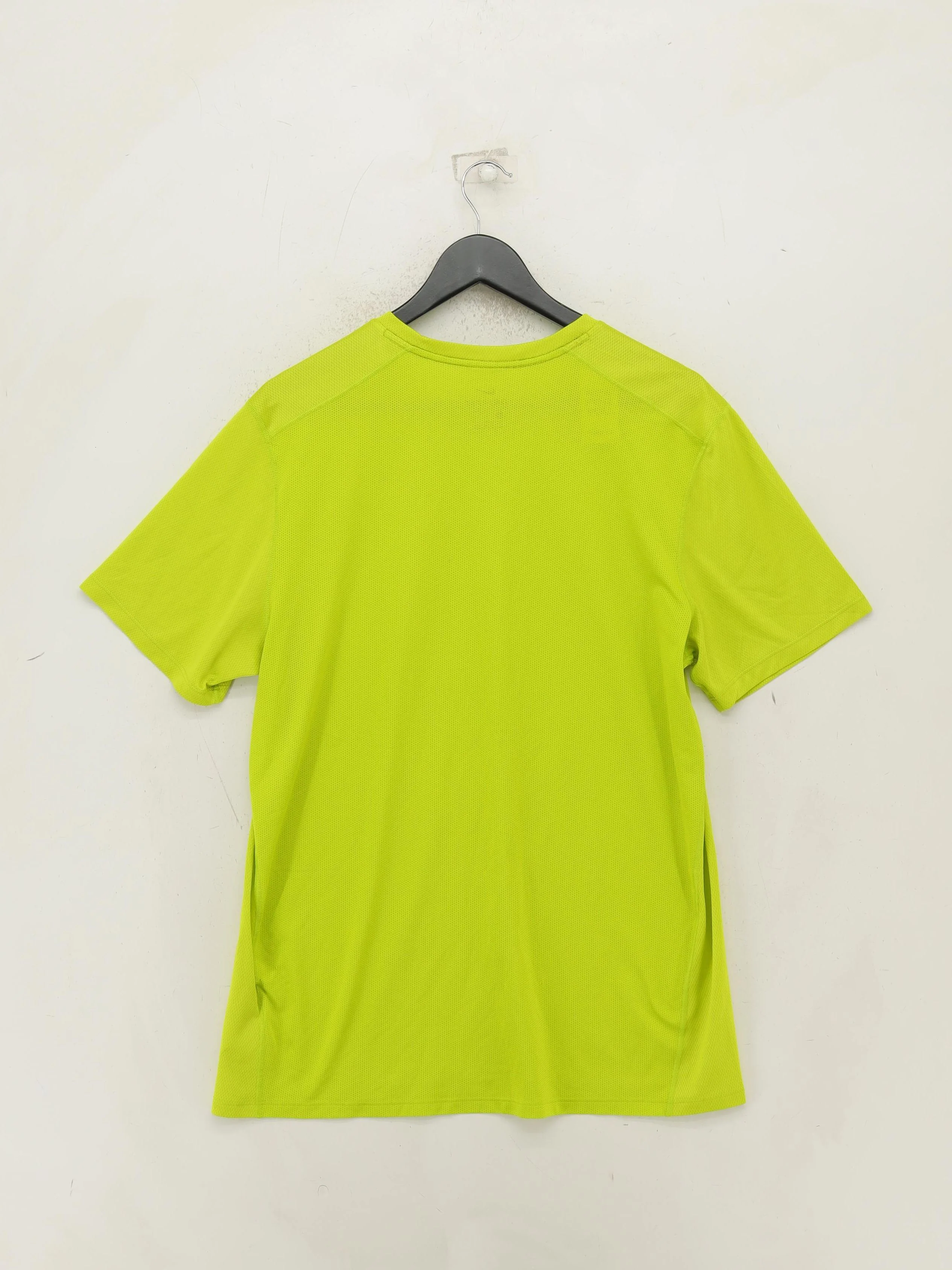 Nike Men's T-Shirt L Yellow 100% Polyester Crew Neck Basic - Image 2