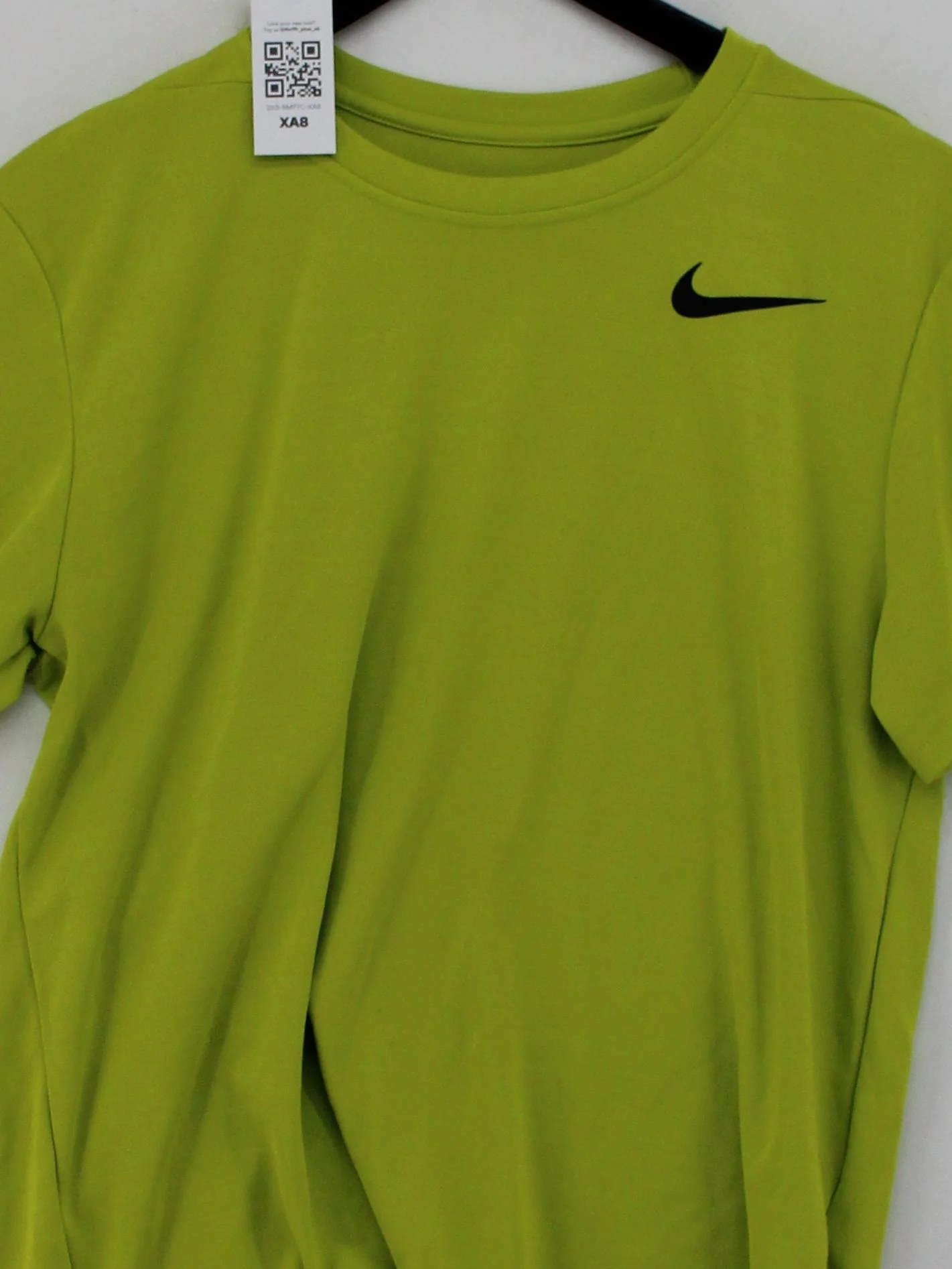 Nike Men's T-Shirt L Yellow 100% Polyester Round Neck Basic - Image 3