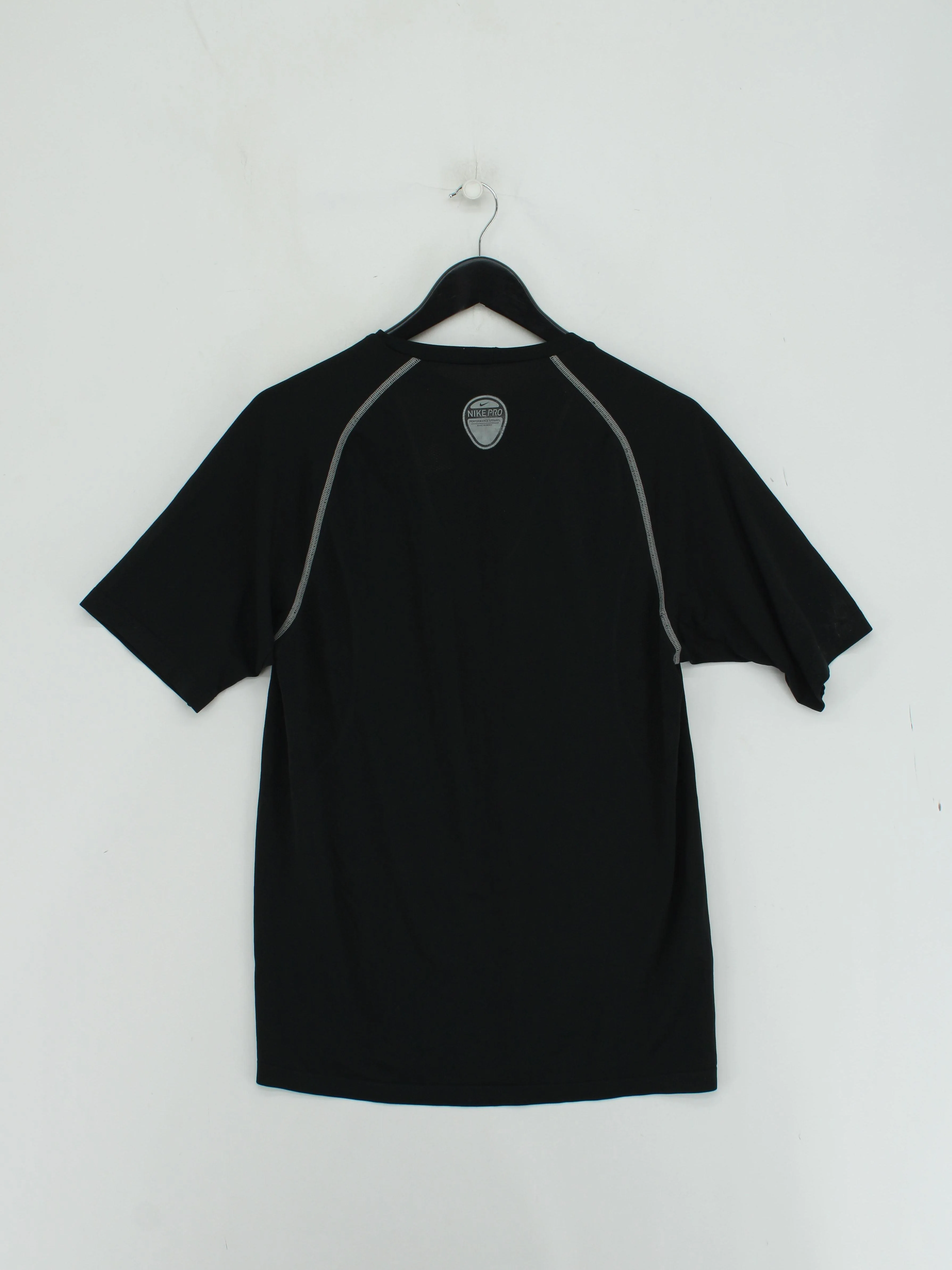 Nike Men's T-Shirt M Black 100% Other Round Neck Basic - Image 2