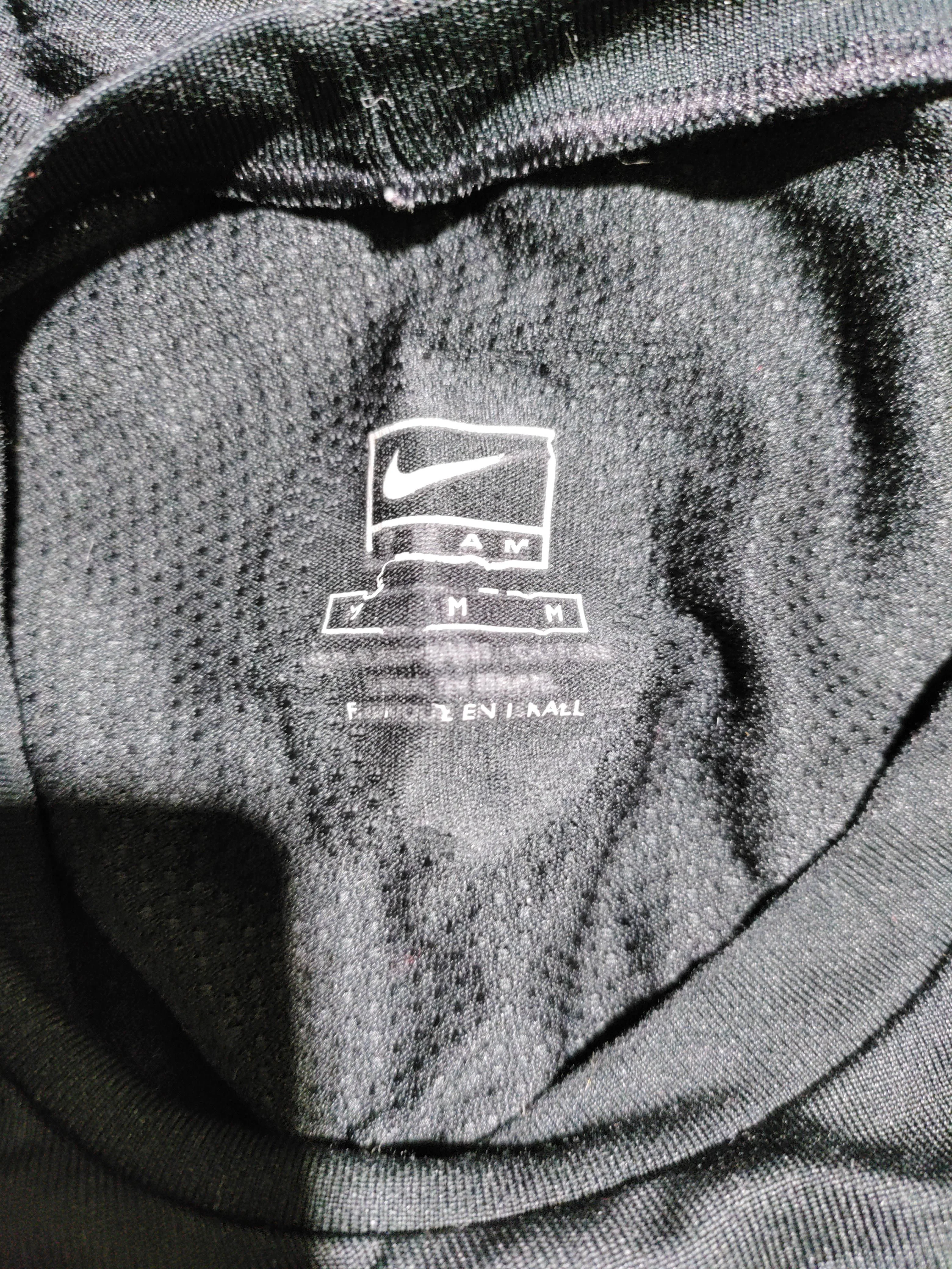 Nike Men's T-Shirt M Black 100% Other Round Neck Basic - Image 6