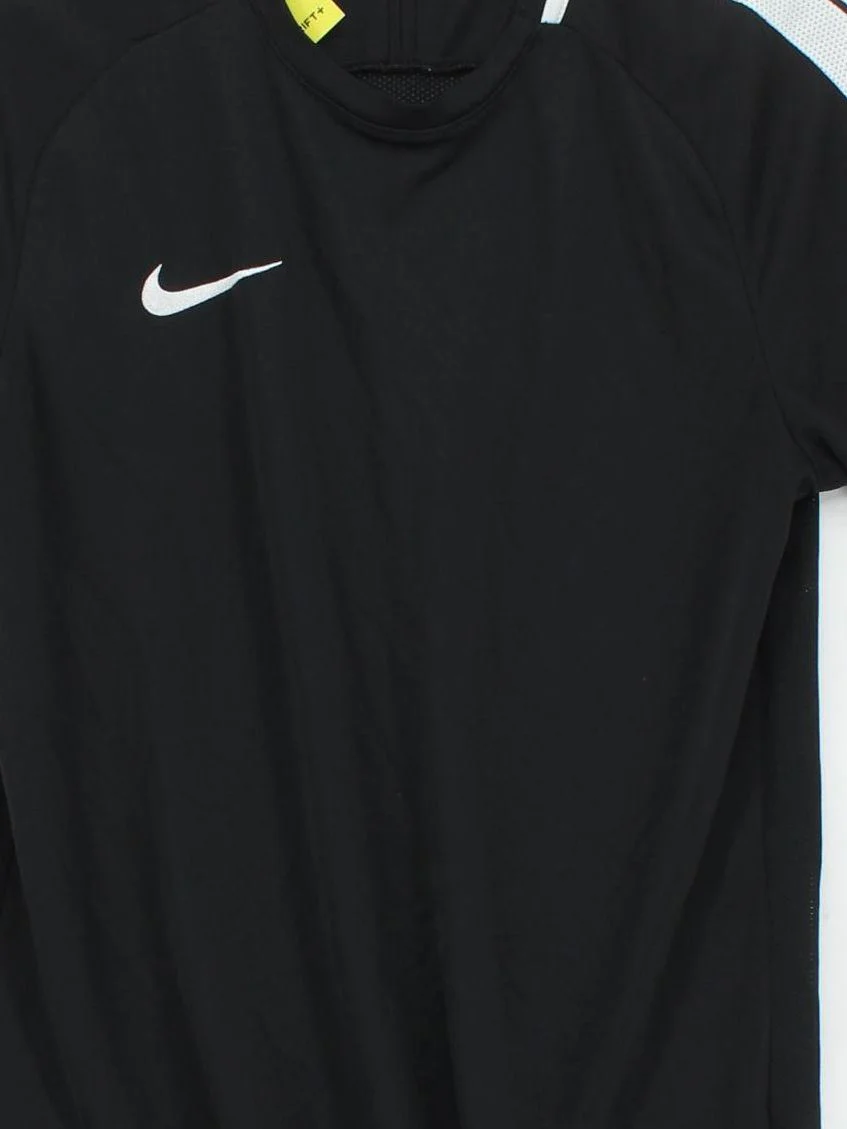Nike Men's T-Shirt M Black 100% Polyester Crew Neck Basic - Image 3
