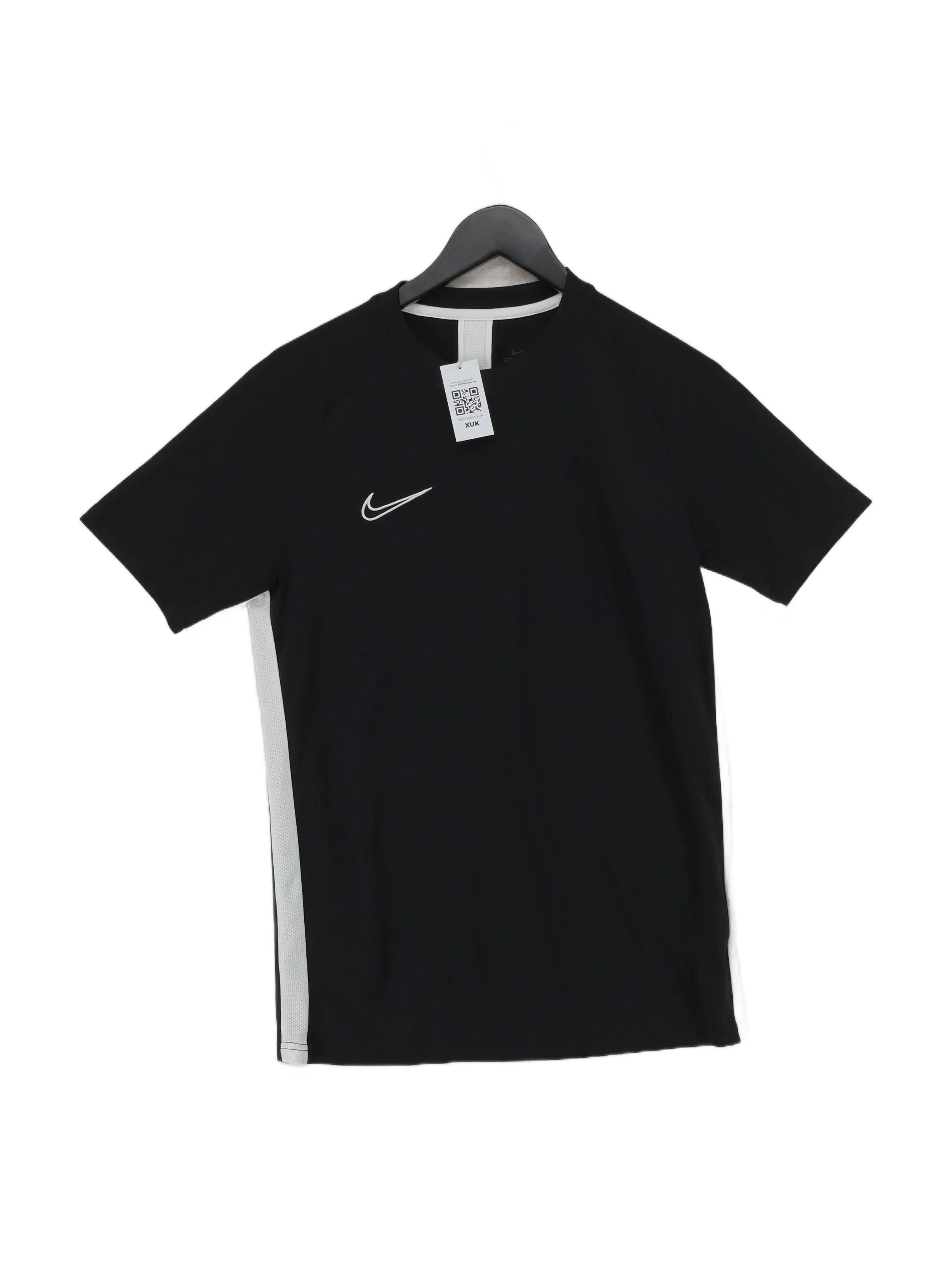 Nike Men's T-Shirt M Black 100% Polyester Round Neck Basic