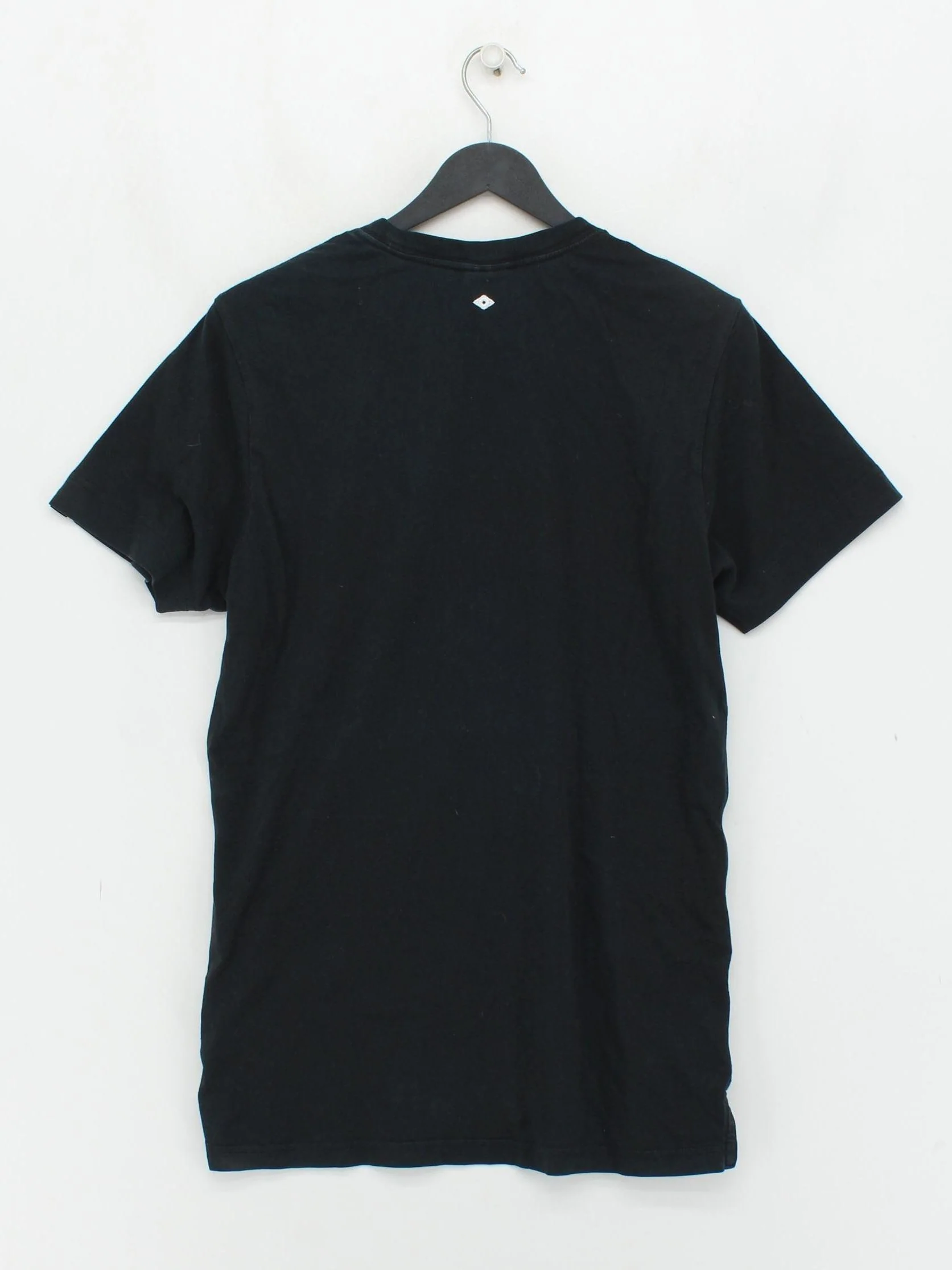 Nike Men's T-Shirt M Black Graphic 100% Cotton Basic - Image 2