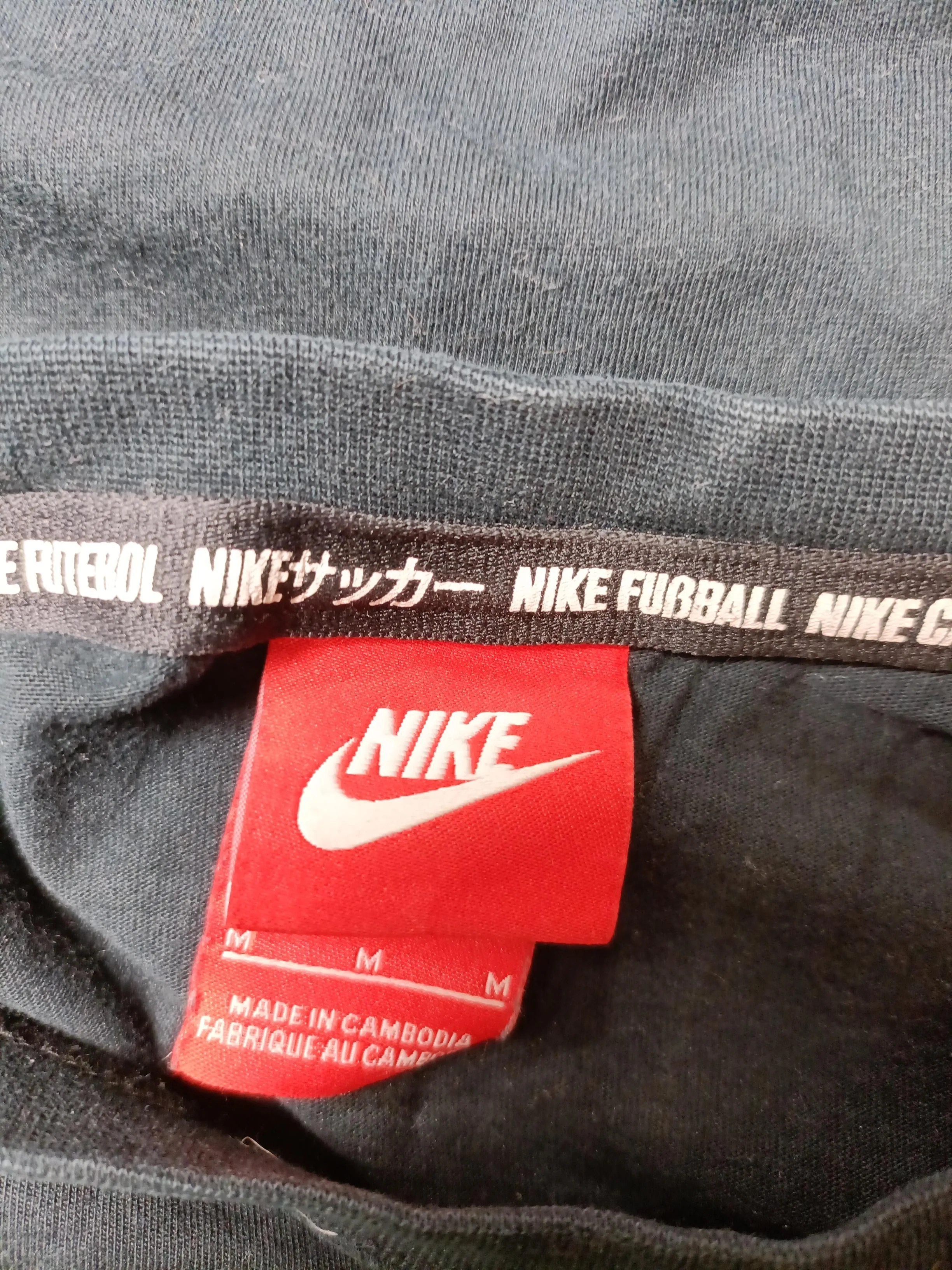 Nike Men's T-Shirt M Black Graphic 100% Cotton Basic - Image 6