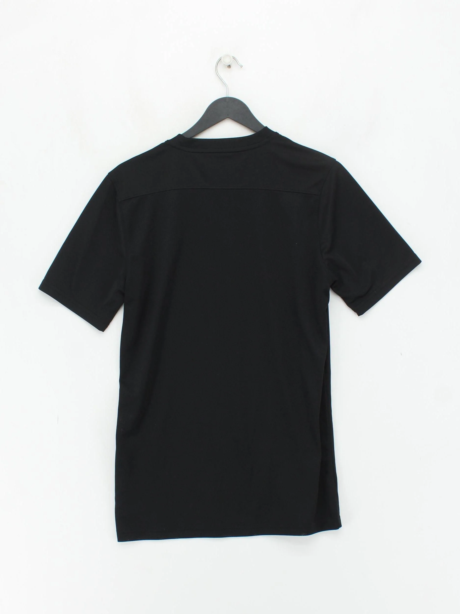 Nike Men's T-Shirt M Black Graphic 100% Polyester Round Neck Basic - Image 2