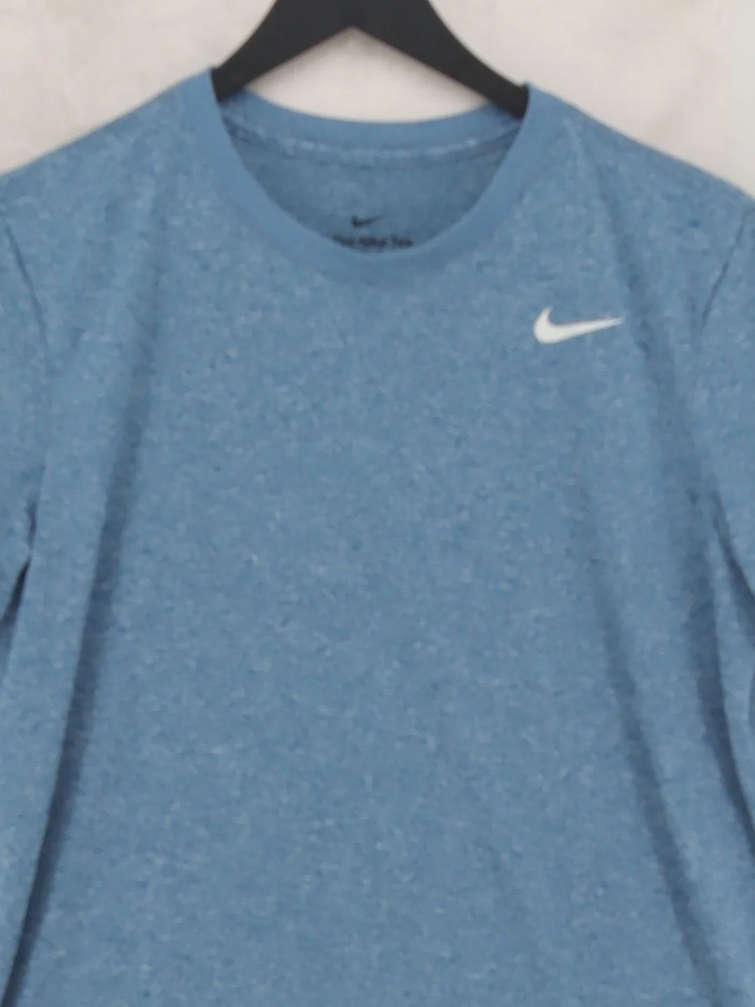 Nike Men's T-Shirt M Blue 100% Polyester Basic - Image 3