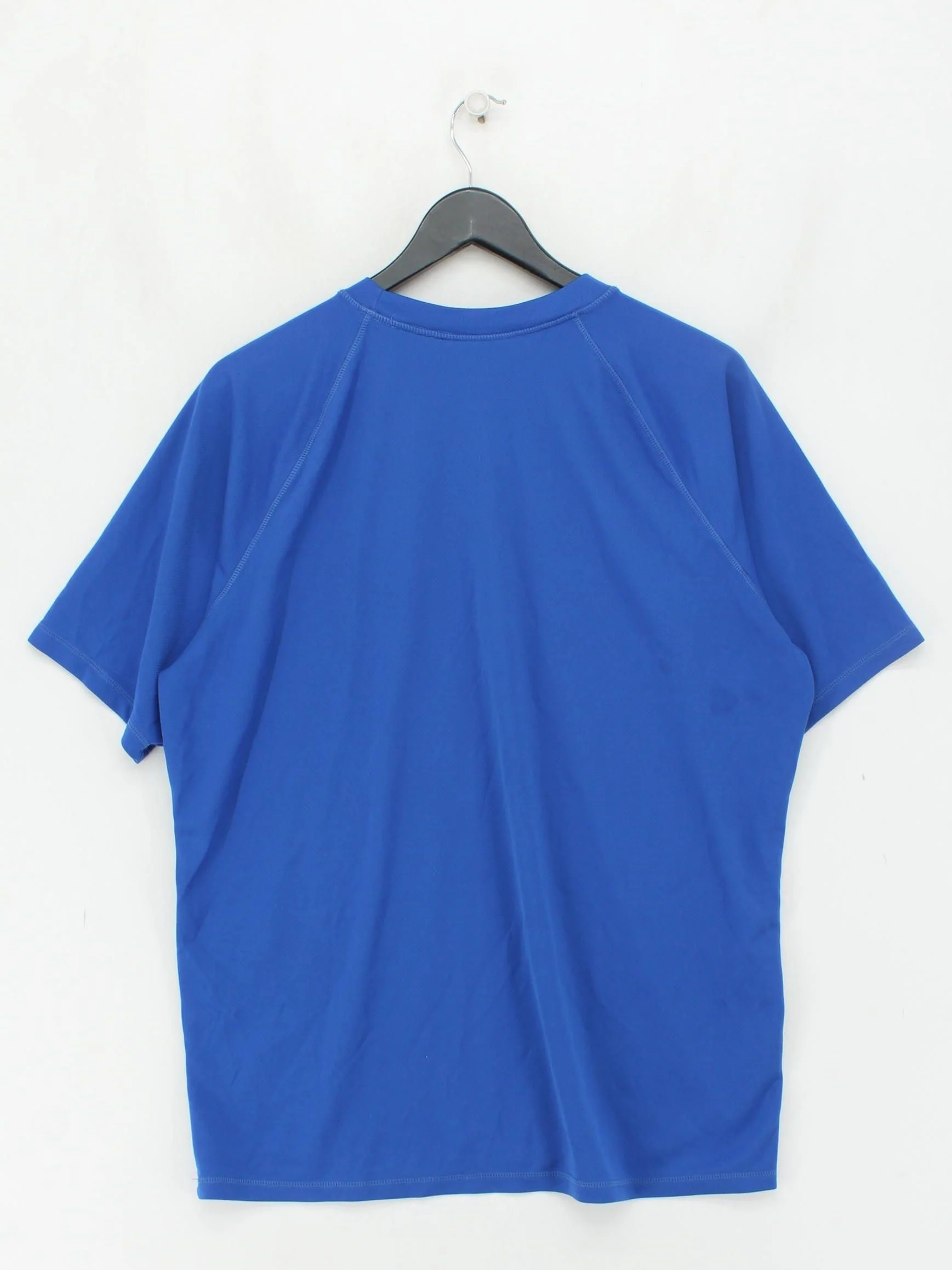 Nike Men's T-Shirt M Blue 100% Polyester Round Neck Basic - Image 2