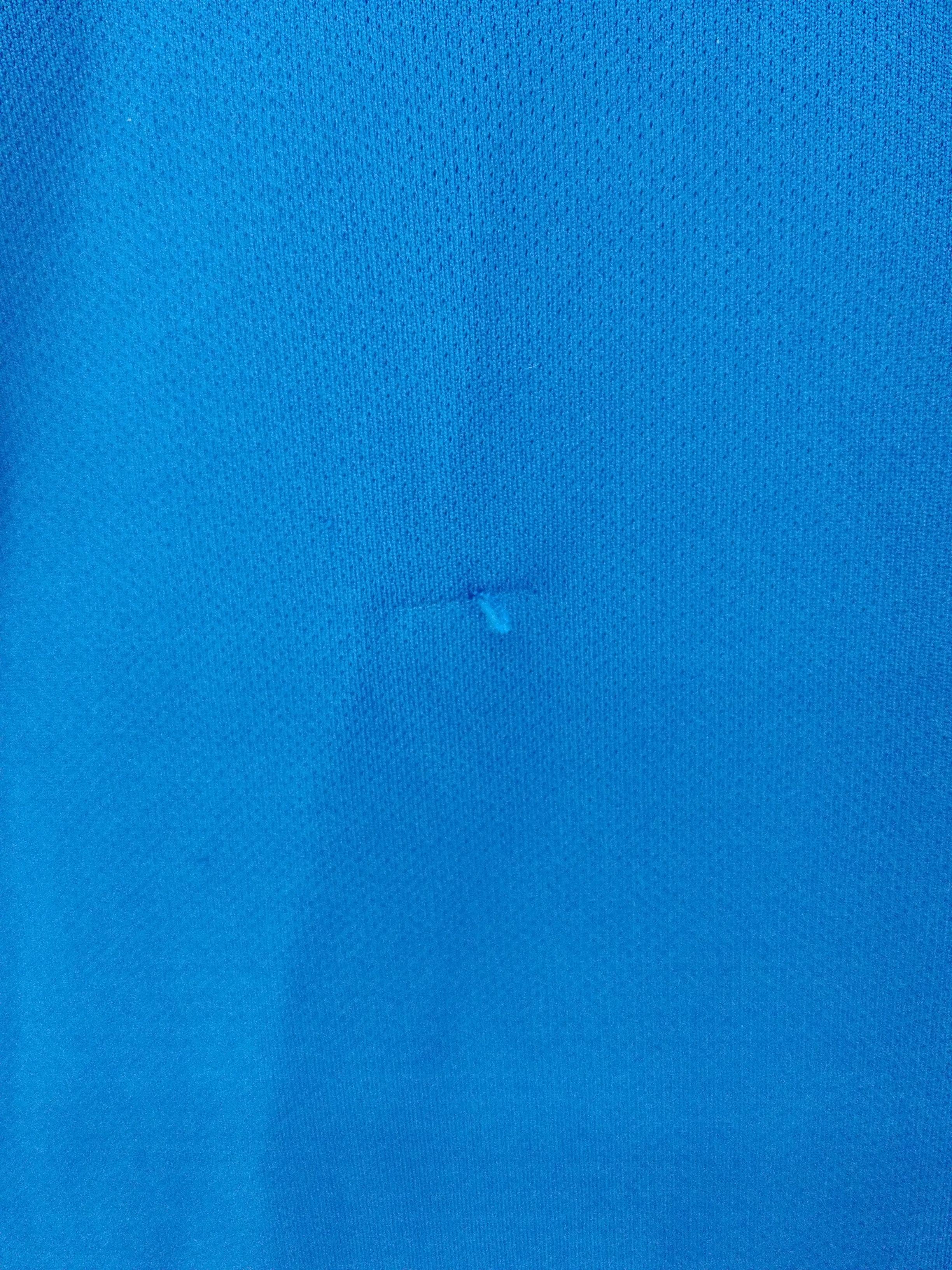 Nike Men's T-Shirt M Blue 100% Polyester Round Neck Basic - Image 5