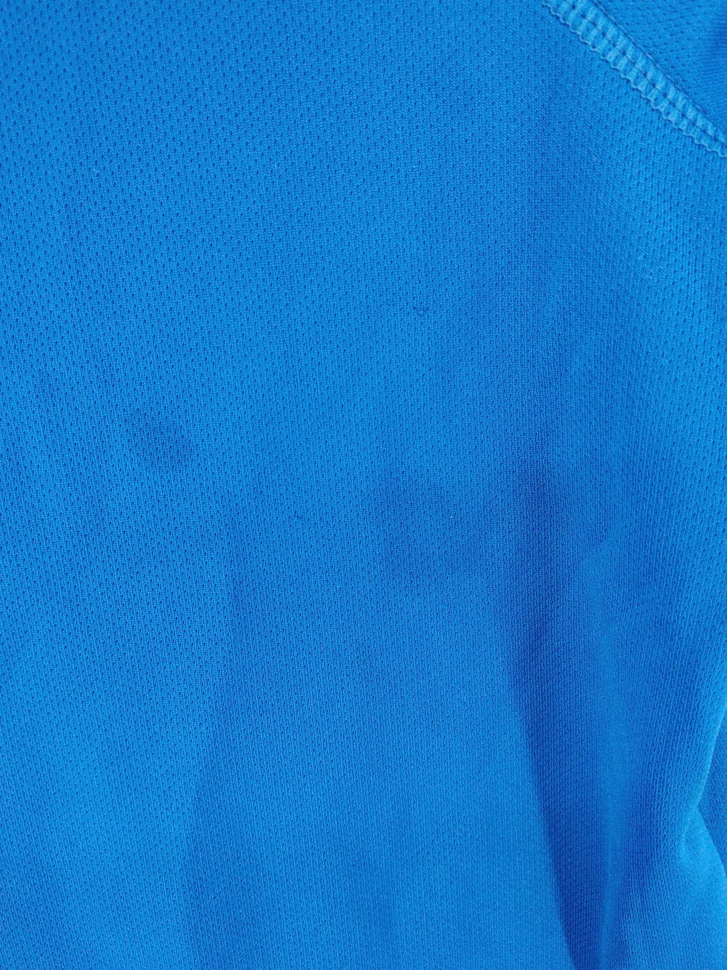 Nike Men's T-Shirt M Blue 100% Polyester Round Neck Basic - Image 6