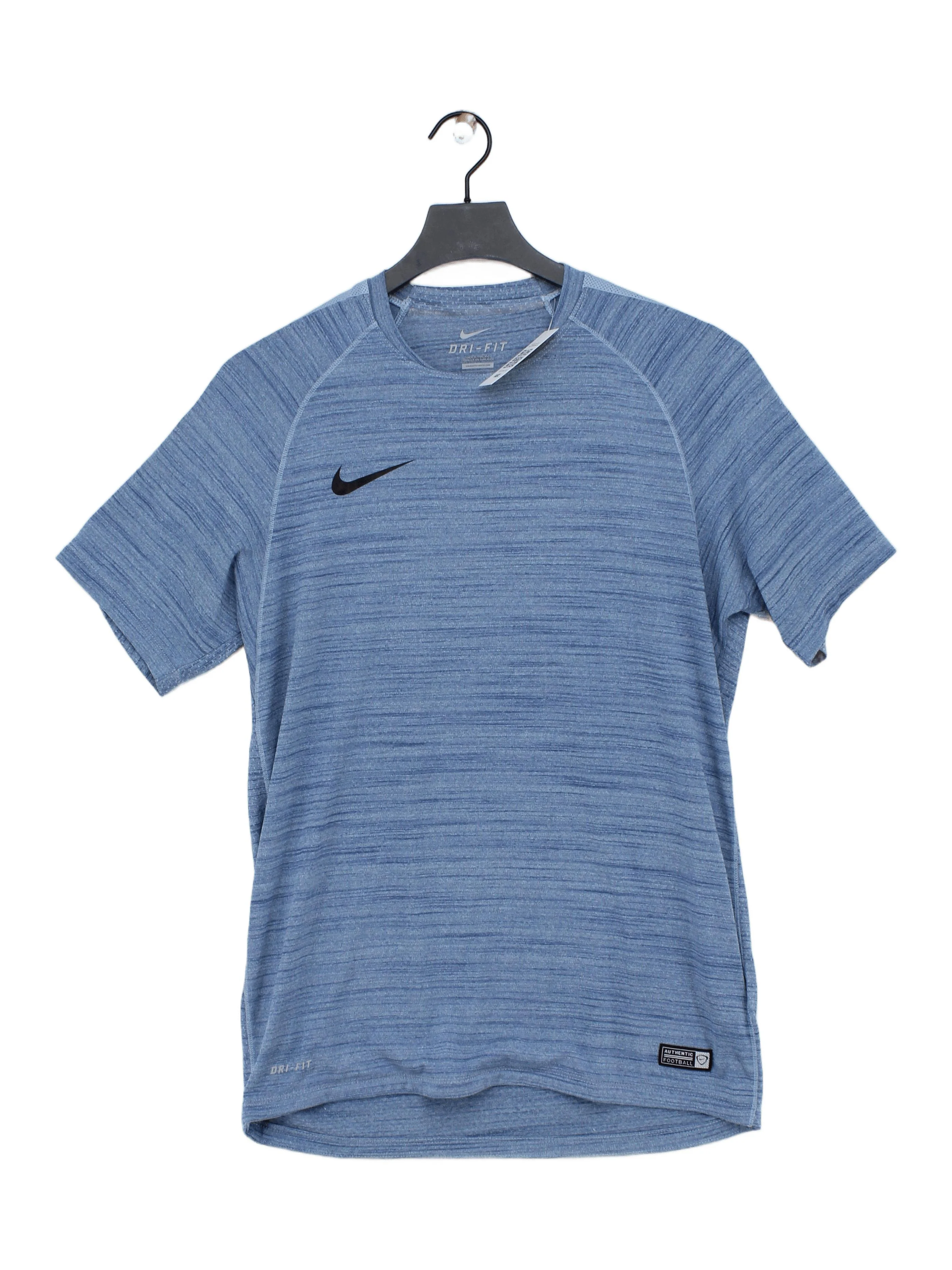 Nike Men's T-Shirt M Blue 100% Polyester Round Neck Basic