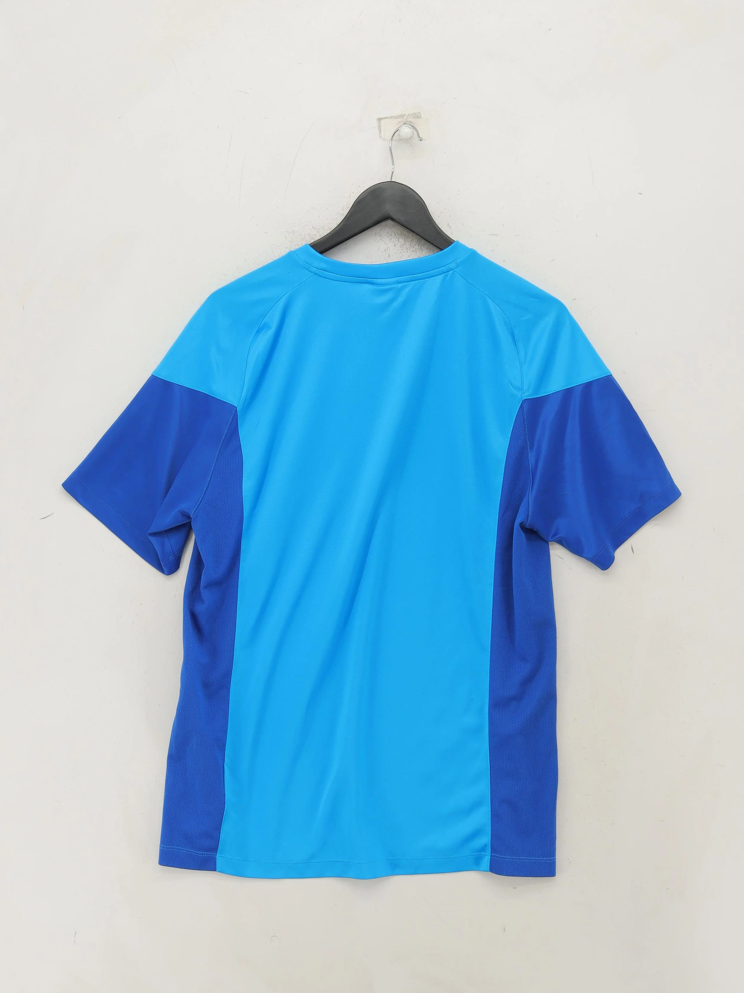 Nike Men's T-Shirt M Blue Graphic 100% Polyester Round Neck Basic - Image 2