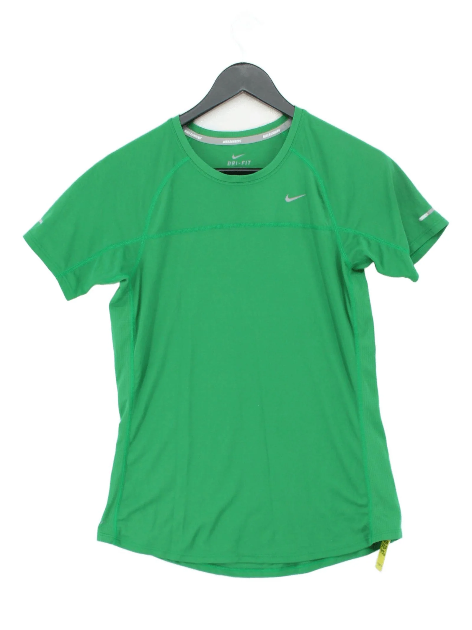 Nike Men's T-Shirt M Green 100% Polyester Round Neck Basic