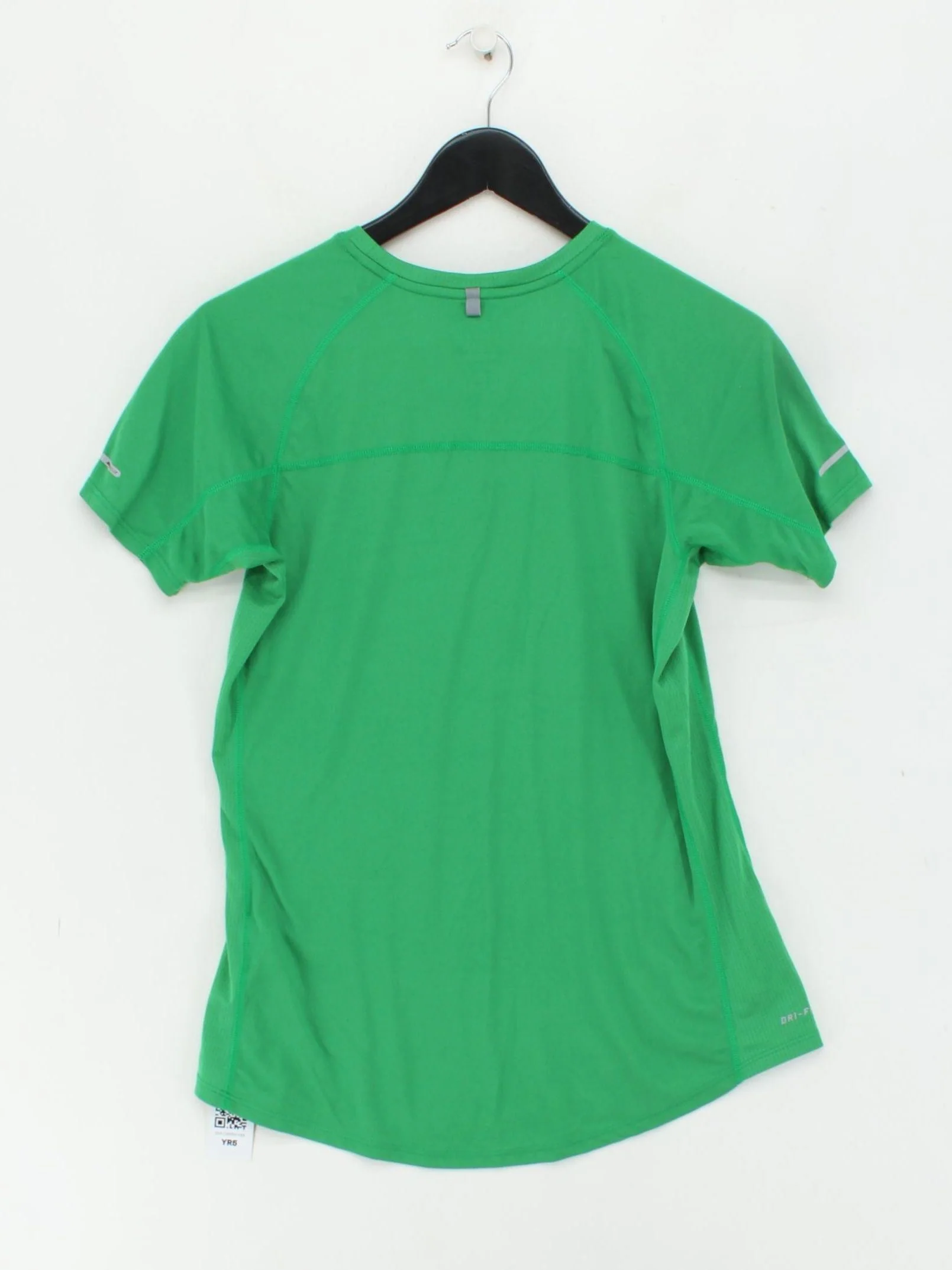 Nike Men's T-Shirt M Green 100% Polyester Round Neck Basic - Image 2