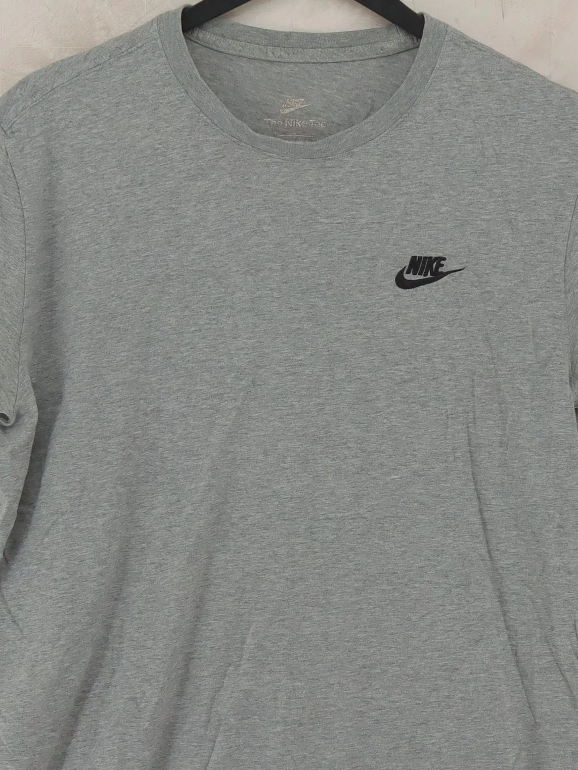 Nike Men's T-Shirt M Grey 100% Cotton Basic - Image 3