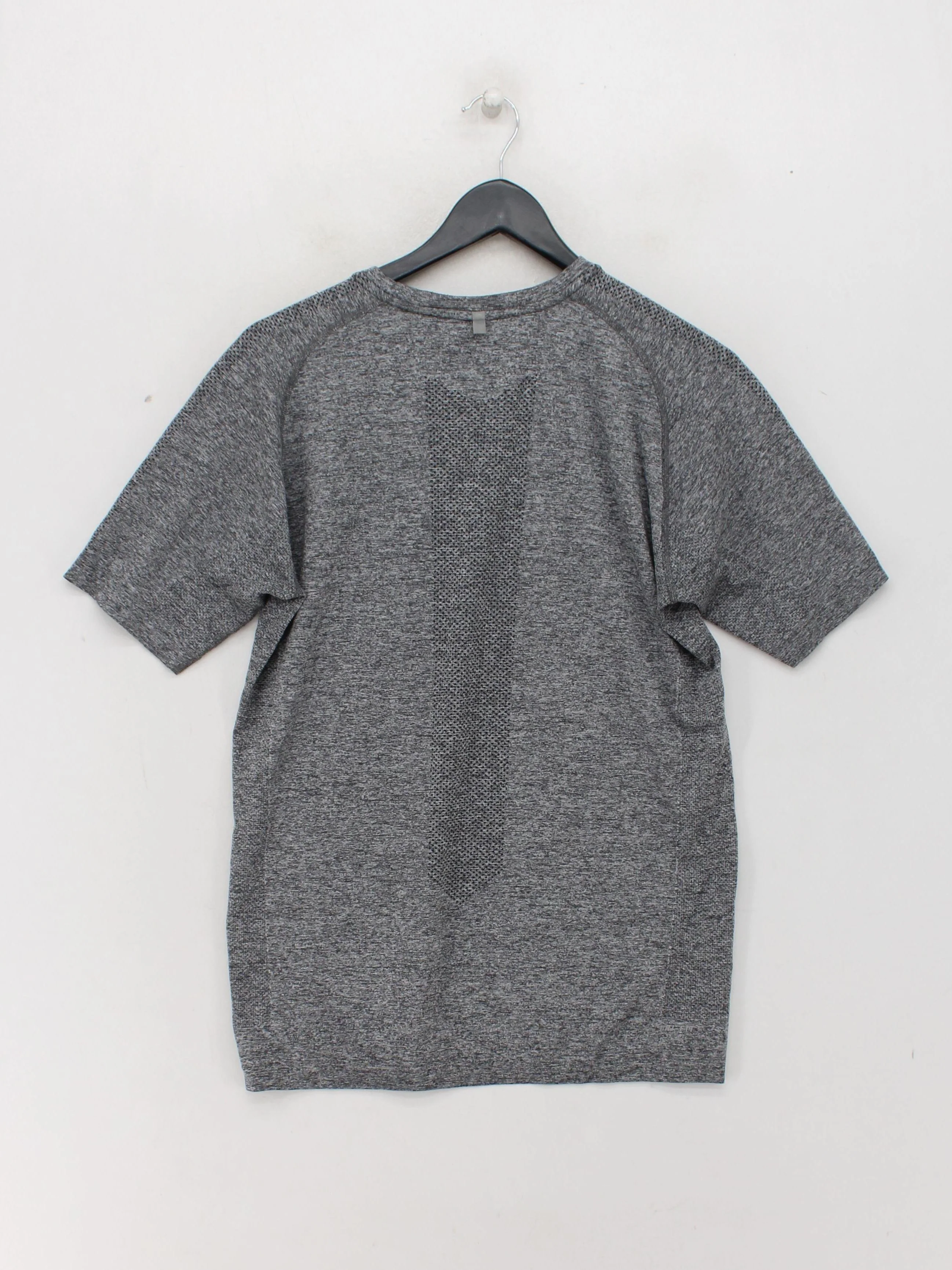 Nike Men's T-Shirt M Grey 100% Polyester Round Neck Basic - Image 2