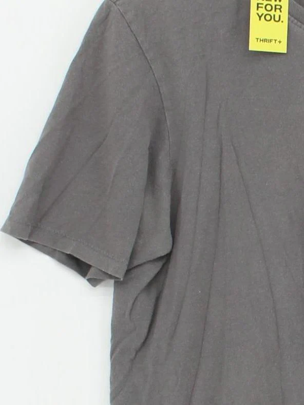 Nike Men's T-Shirt M Grey Graphic 100% Cotton Basic - Image 4