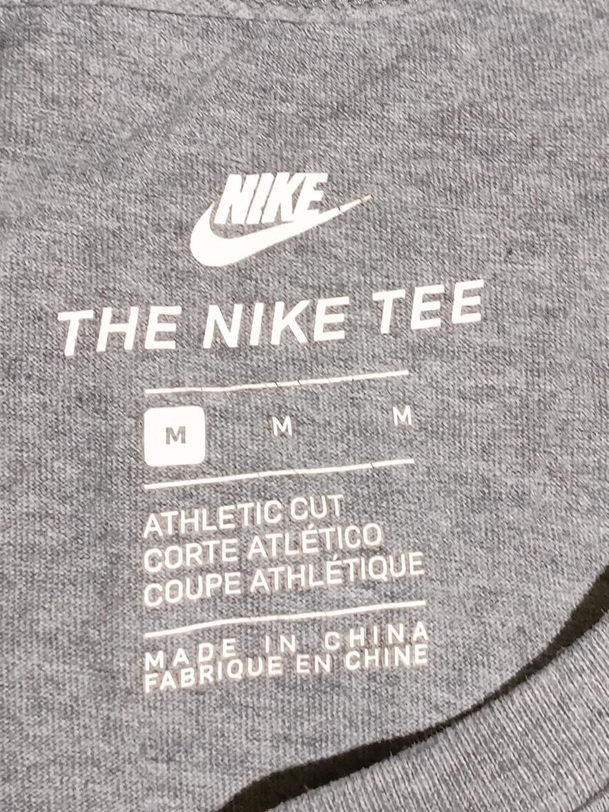 Nike Men's T-Shirt M Grey Graphic 100% Other Basic - Image 5