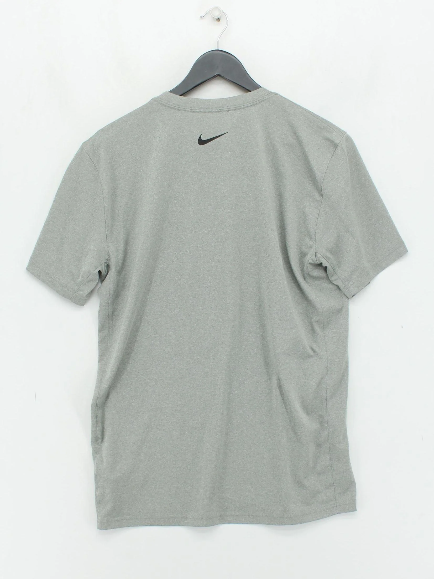 Nike Men's T-Shirt M Grey Graphic 100% Polyester Basic - Image 2