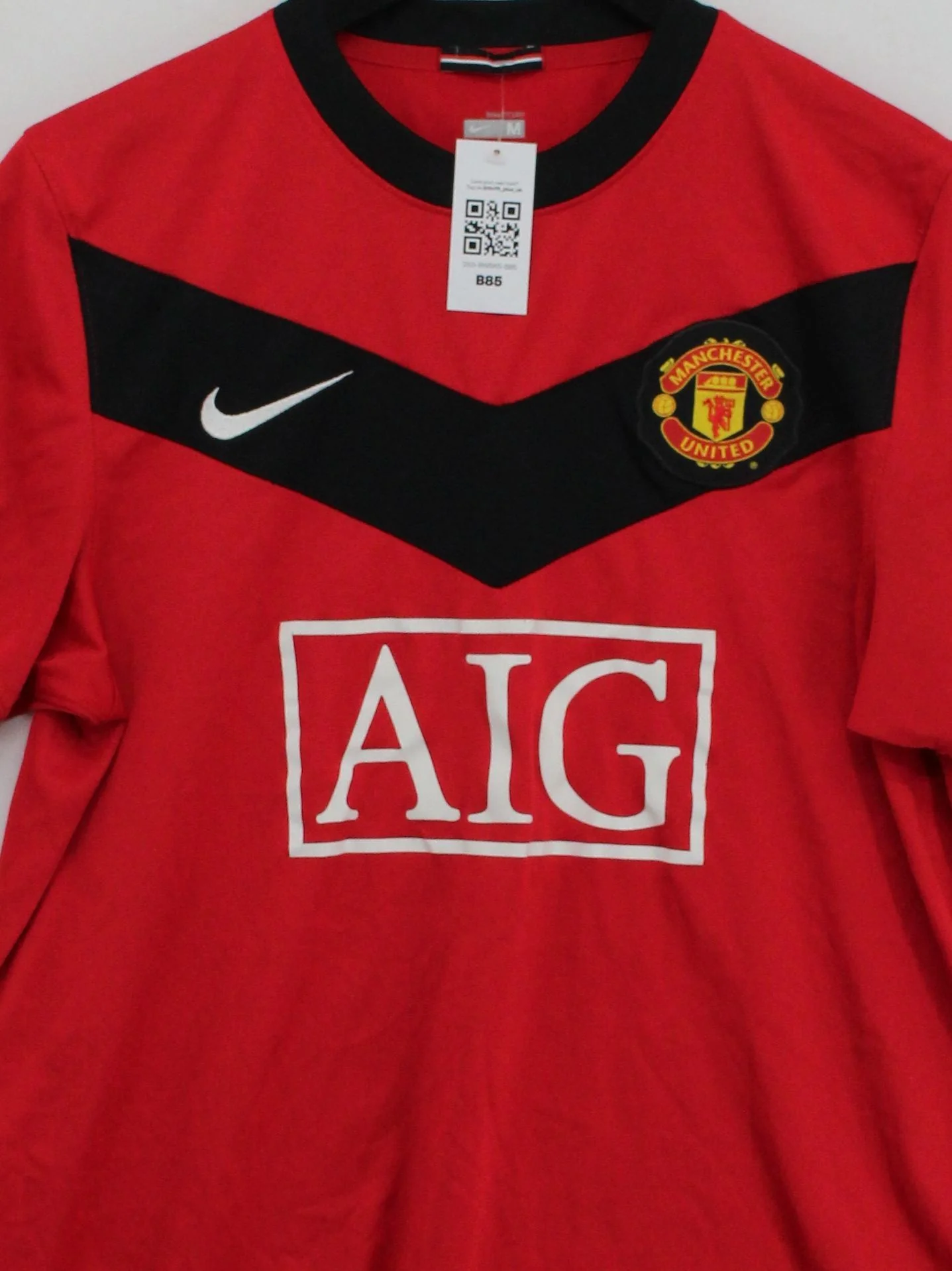 Nike Men's T-Shirt M Red Graphic 100% Polyester Basic - Image 3