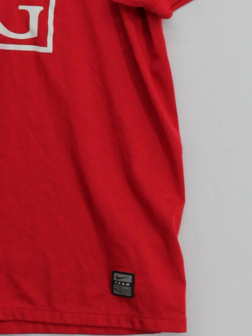 Nike Men's T-Shirt M Red Graphic 100% Polyester Basic - Image 4
