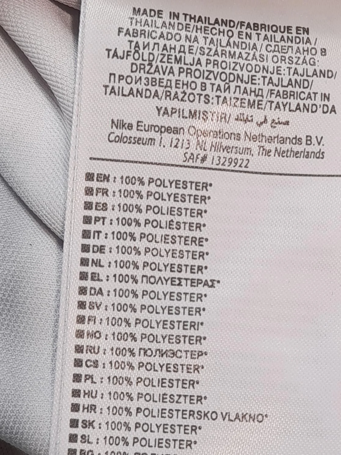 Nike Men's T-Shirt M White Graphic 100% Polyester Basic - Image 7