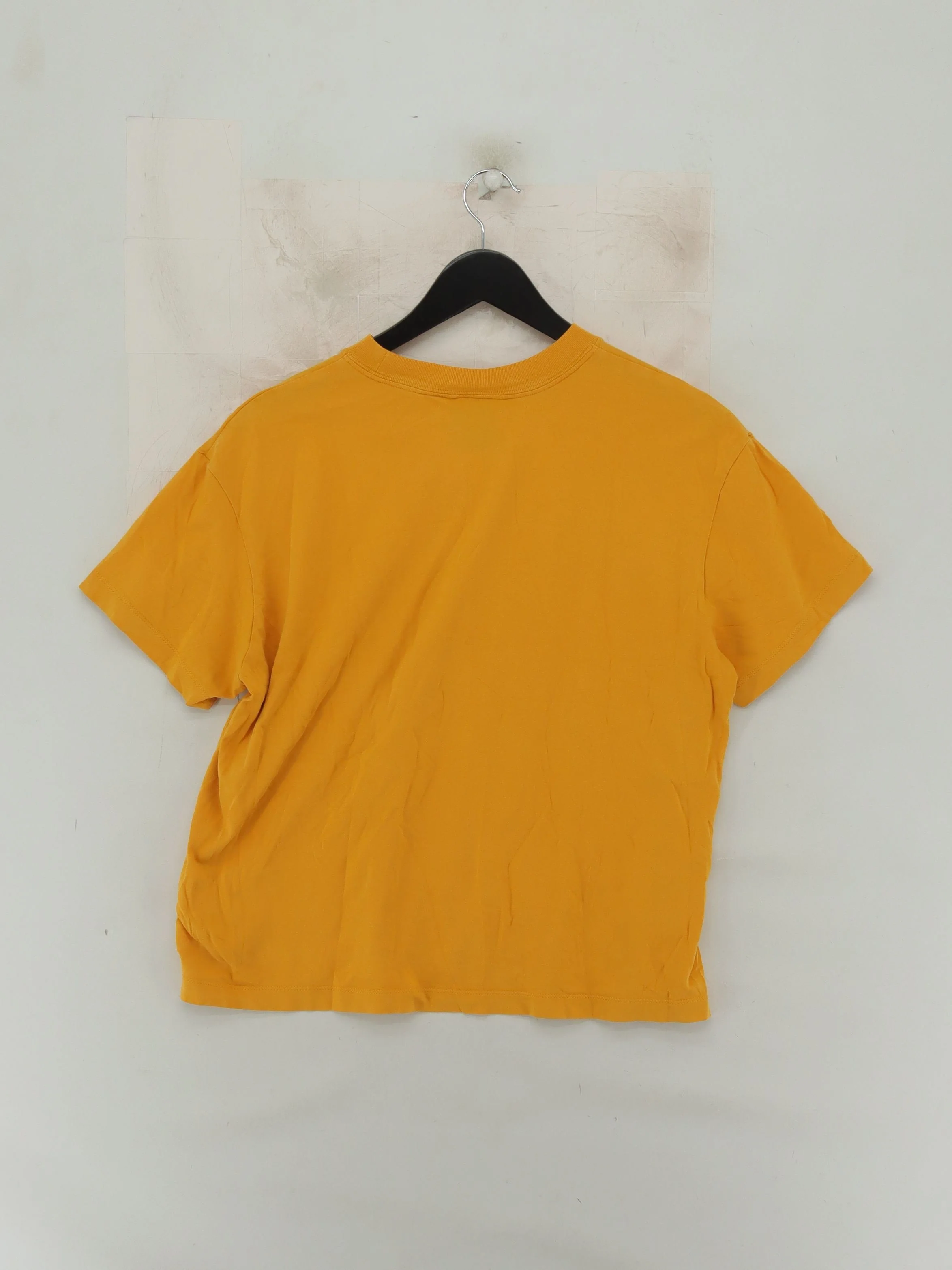 Nike Men's T-Shirt M Yellow 100% Cotton Basic - Image 2