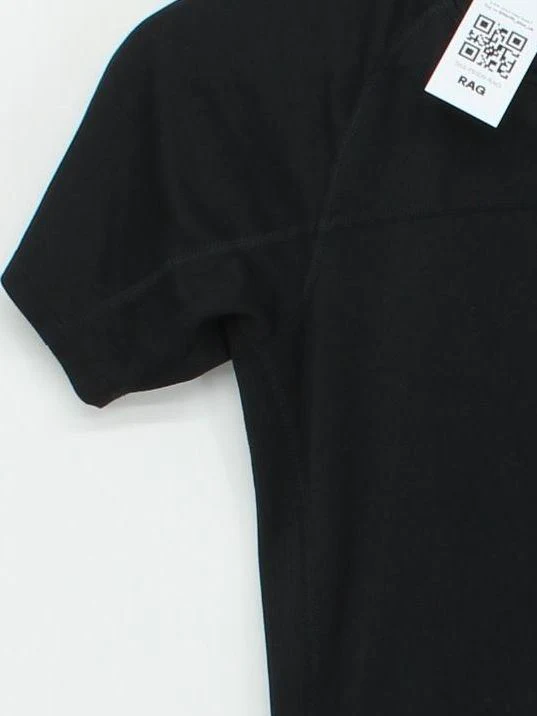 Nike Men's T-Shirt S Black 100% Polyester Round Neck Basic - Image 4