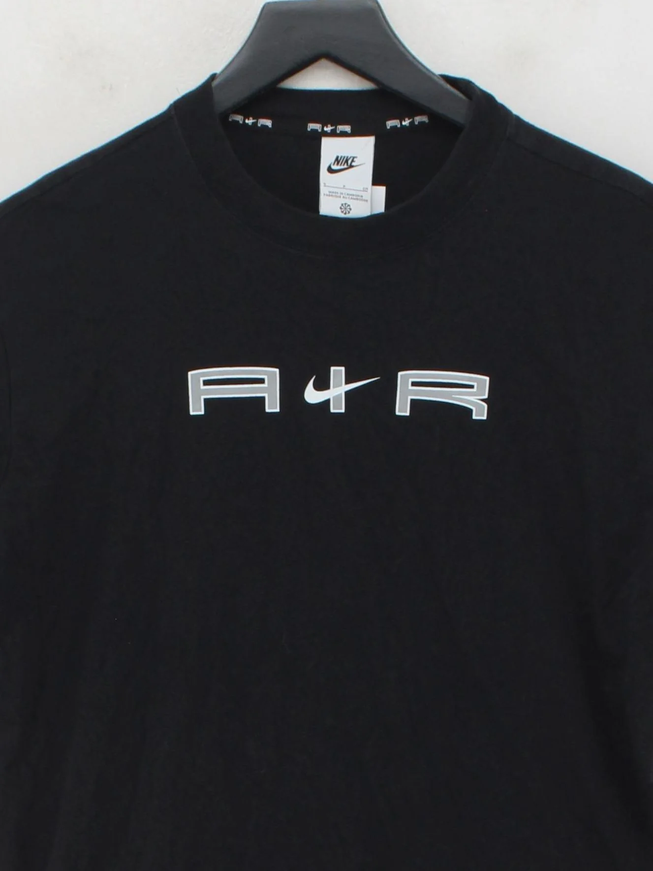 Nike Men's T-Shirt S Black Graphic 100% Cotton Basic - Image 3