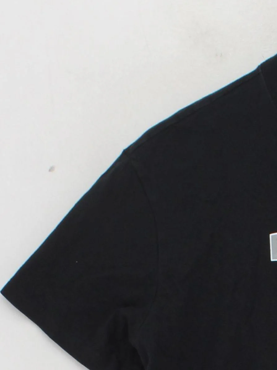 Nike Men's T-Shirt S Black Graphic 100% Cotton Basic - Image 4