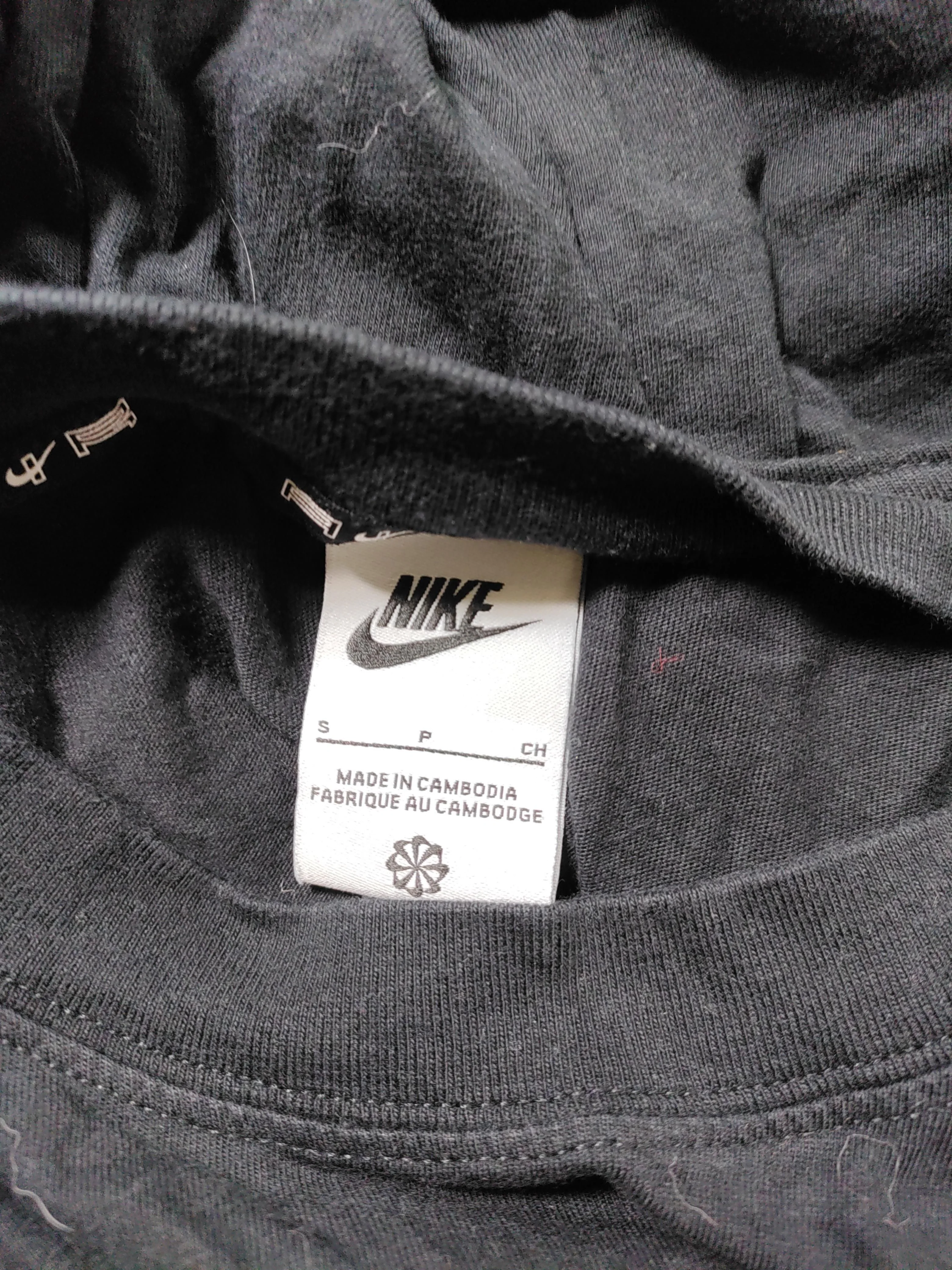 Nike Men's T-Shirt S Black Graphic 100% Cotton Basic - Image 6