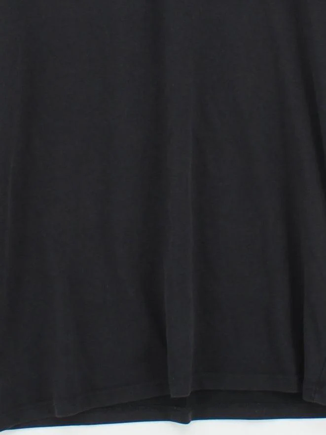 Nike Men's T-Shirt S Black Graphic Cotton with Polyester Basic - Image 4