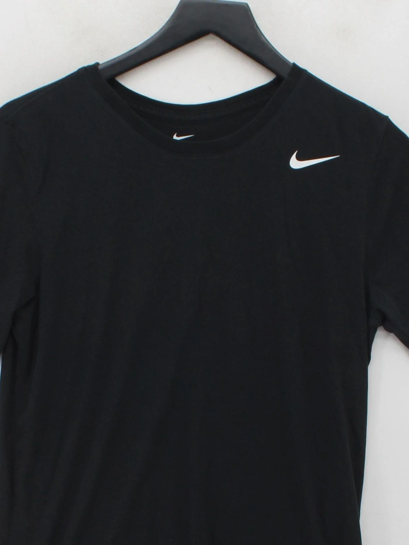 Nike Men's T-Shirt S Black Graphic Cotton with Polyester Round Neck Basic - Image 3