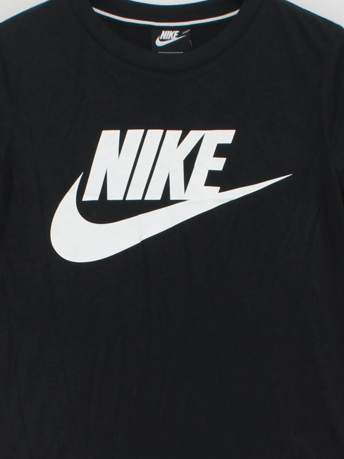 Nike Men's T-Shirt S Black Graphic Polyester with Lyocell Modal Basic - Image 3