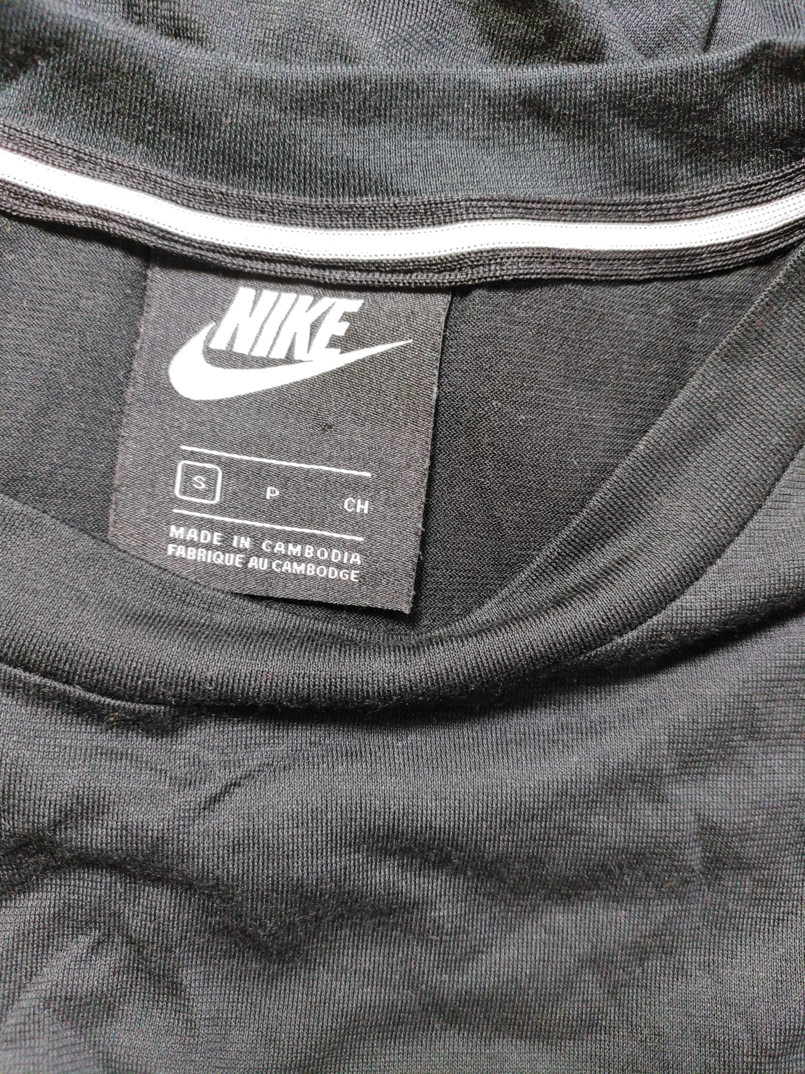 Nike Men's T-Shirt S Black Graphic Polyester with Lyocell Modal Basic - Image 6
