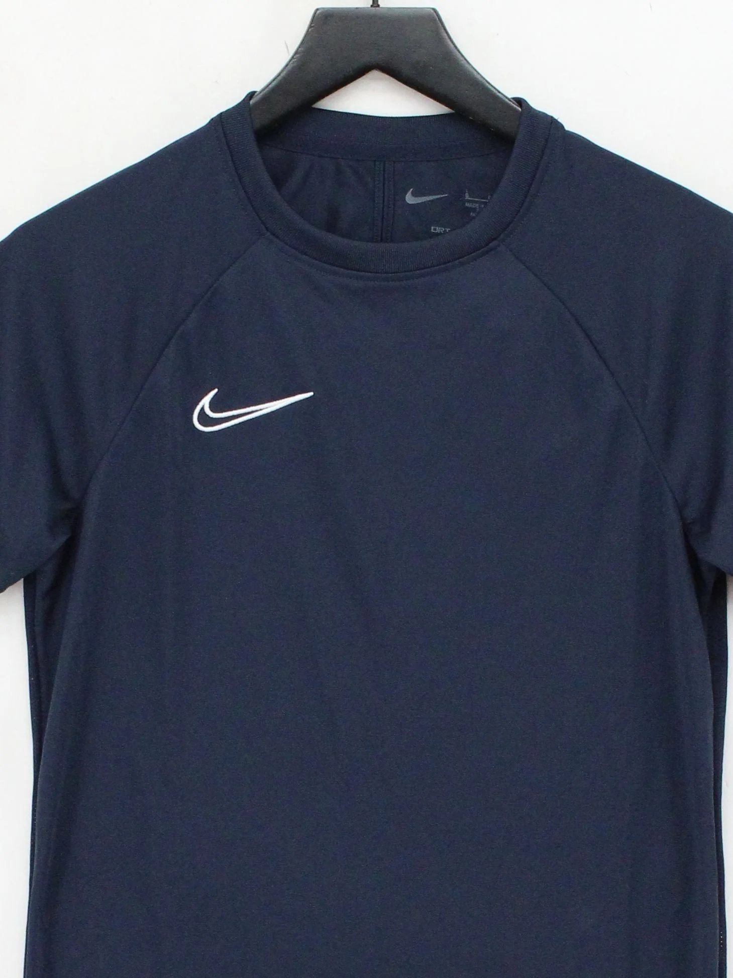 Nike Men's T-Shirt S Blue 100% Polyester Round Neck Basic - Image 3