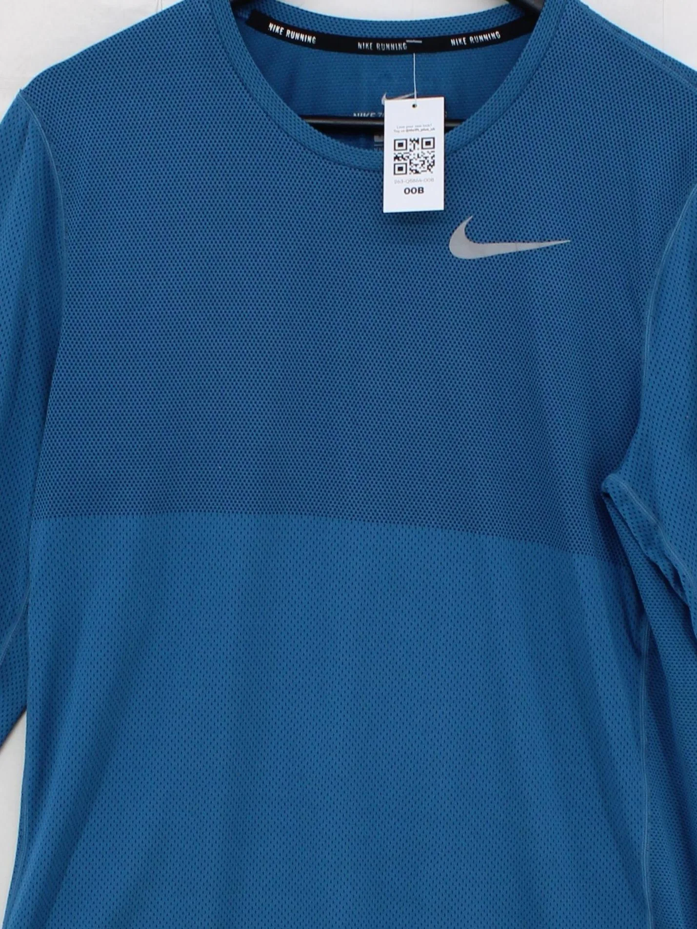 Nike Men's T-Shirt S Blue 100% Polyester Round Neck Basic - Image 3