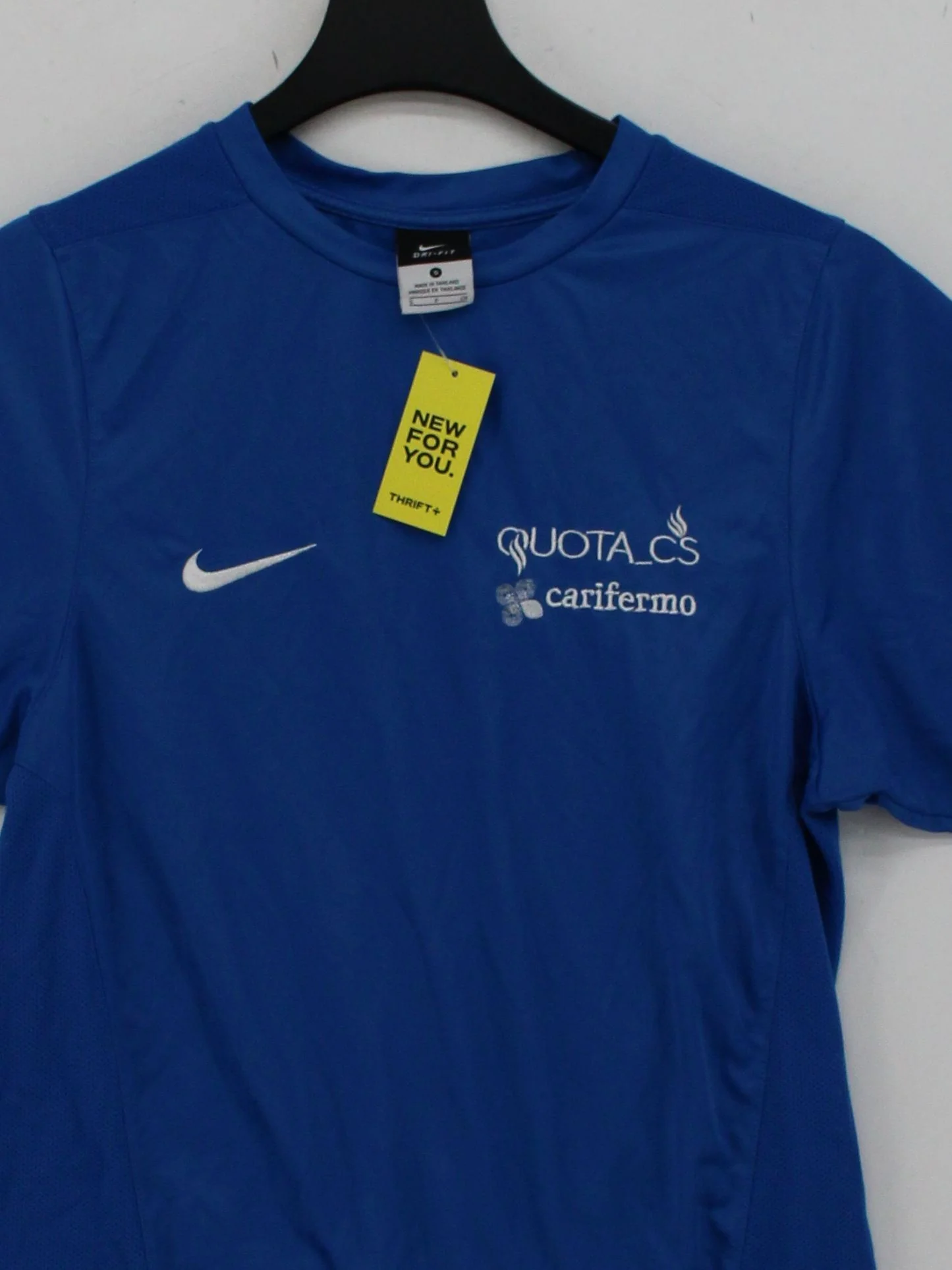 Nike Men's T-Shirt S Blue Graphic 100% Polyester Round Neck Basic - Image 3